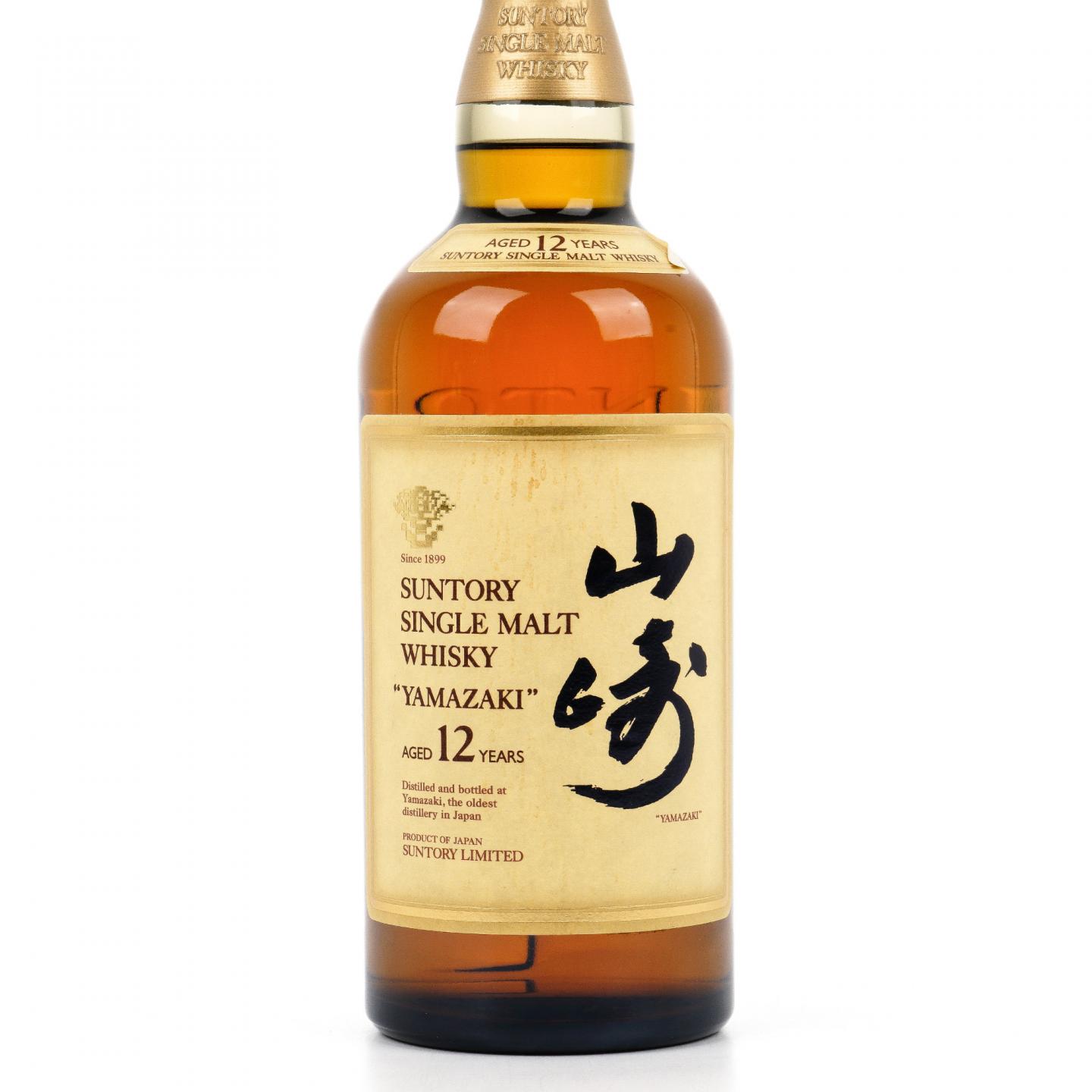 山崎 12年 Single Malt 金花标 750ml