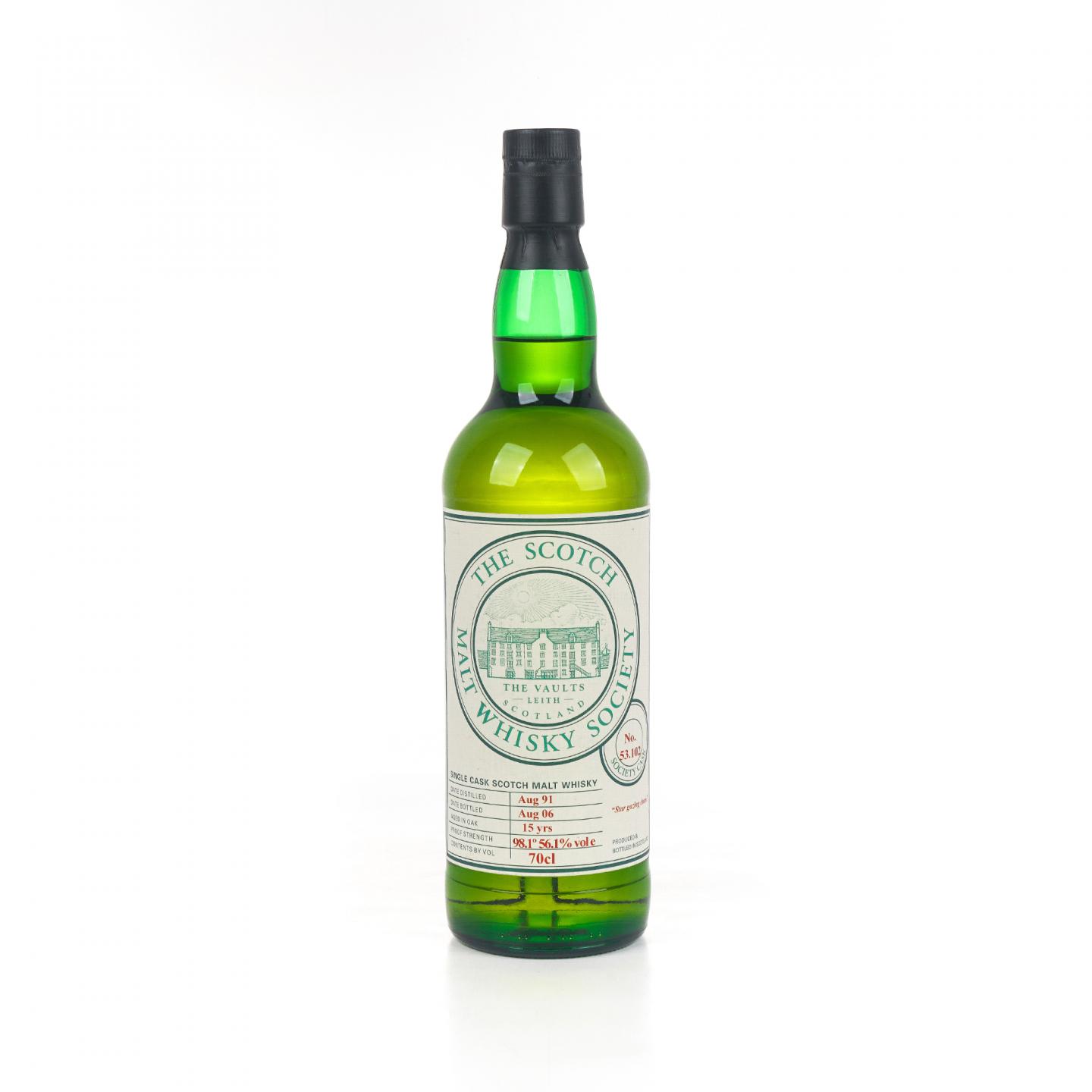 SMWS 53.102 卡尔里拉 15年 1991-2006 单桶