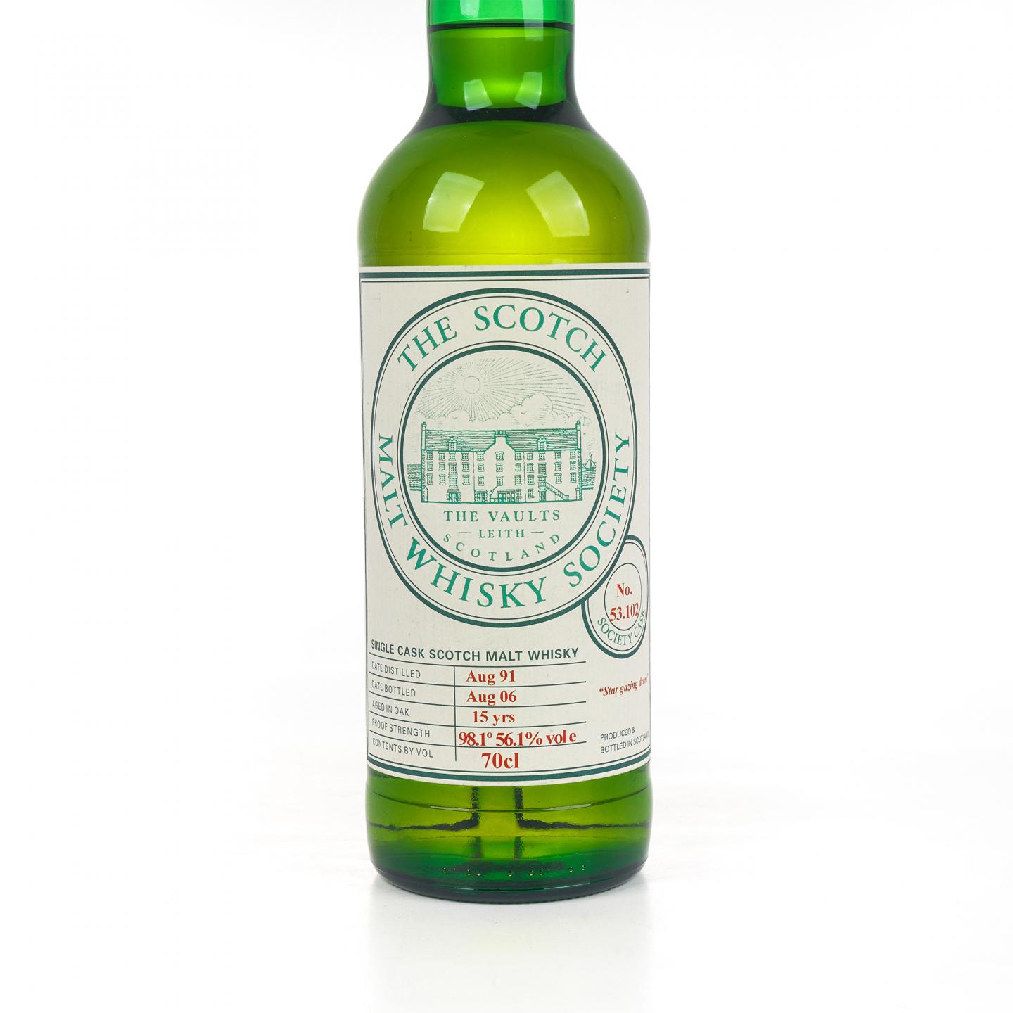 SMWS 53.102 卡尔里拉 15年 1991-2006 单桶