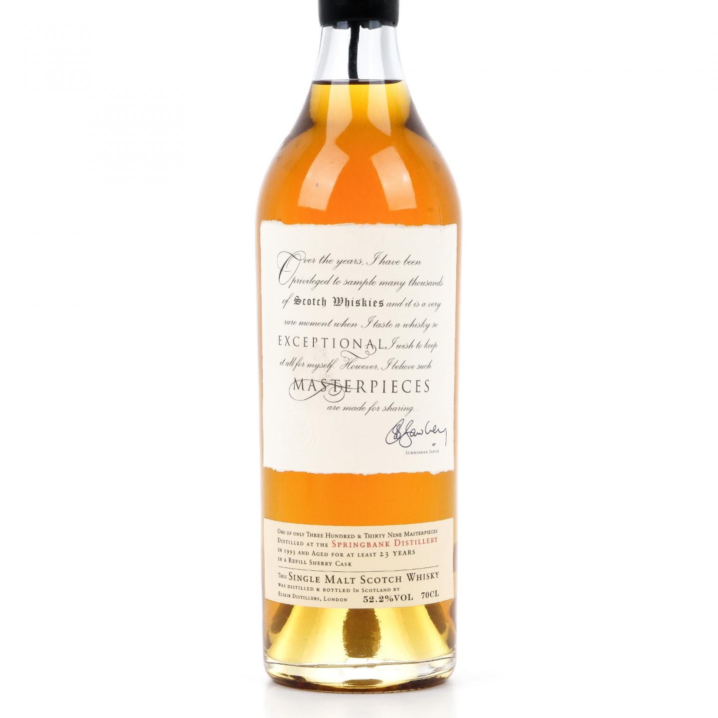 云顶 23年 1993 雪莉桶 Elixir Distillers