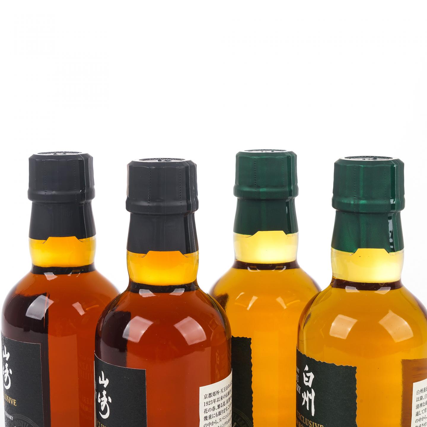 【中样】山崎/白州蒸馏所限定 Peated Malt 180ml*4支组
