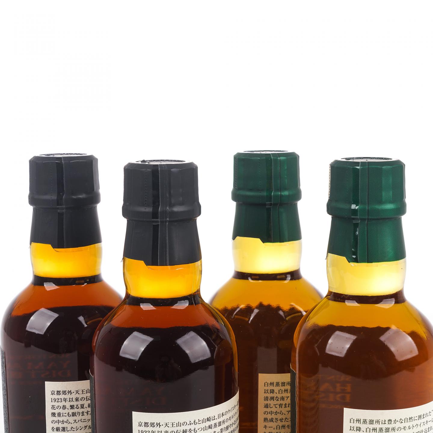 【中样】山崎/白州蒸馏所限定 Peated Malt 180ml*4支组