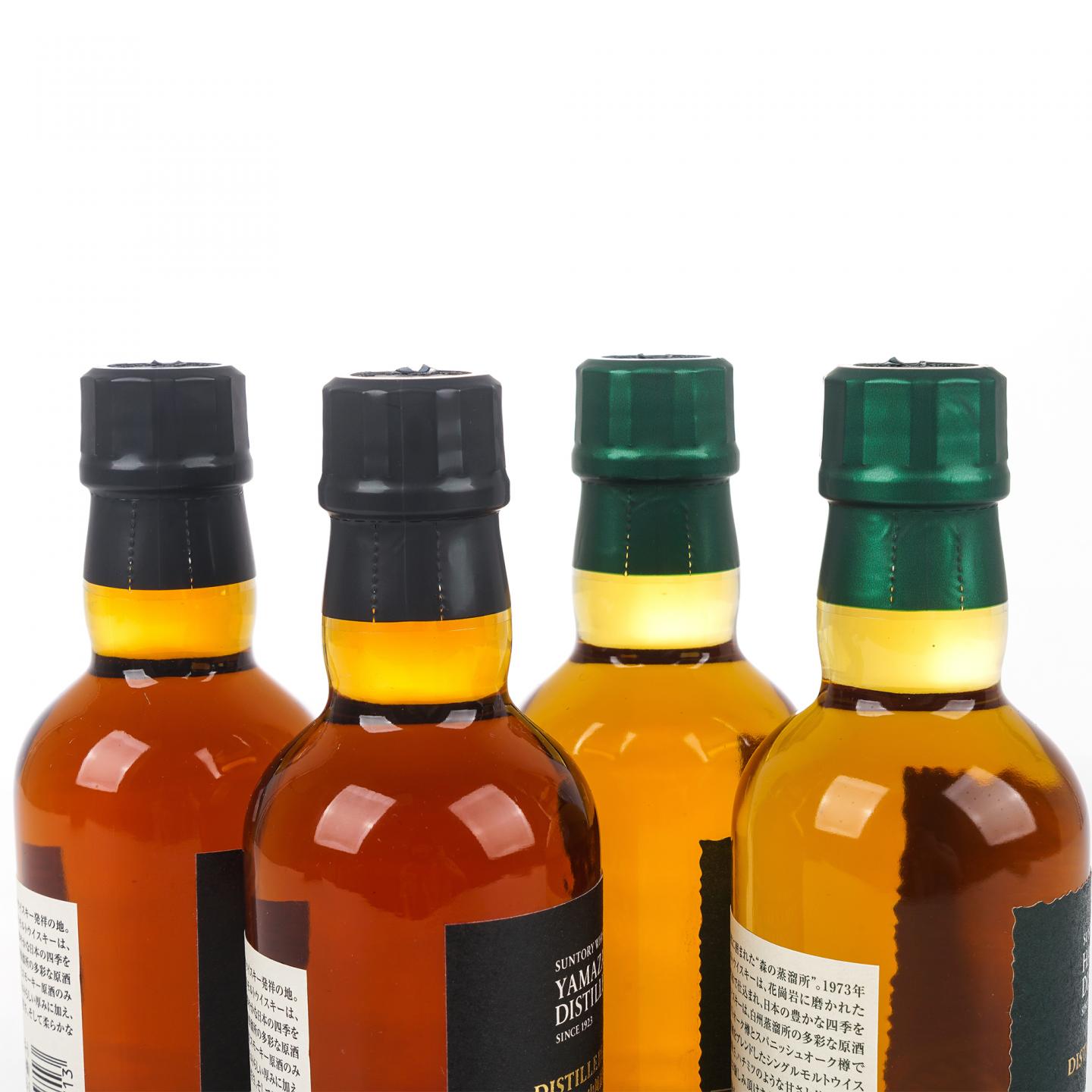【中样】山崎/白州蒸馏所限定 Peated Malt 180ml*4支组