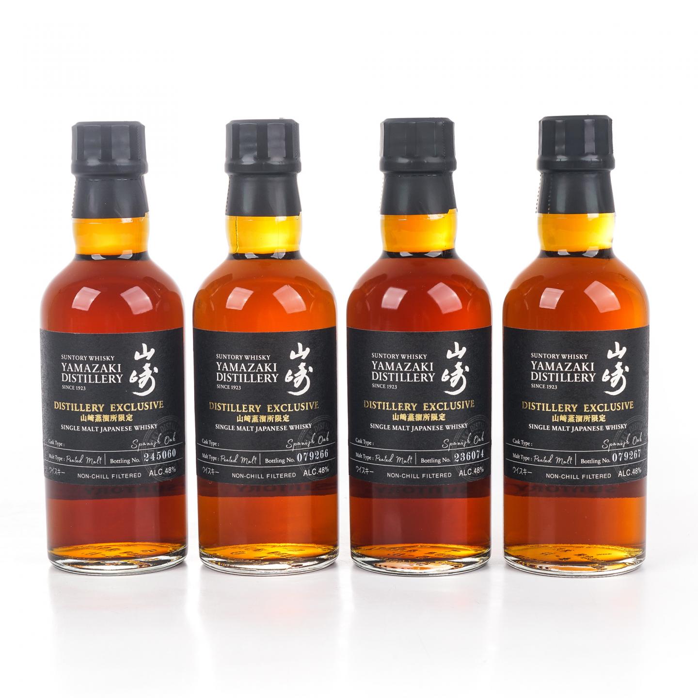 【中样】山崎蒸馏所限定 Peated Malt 4瓶组*180ml