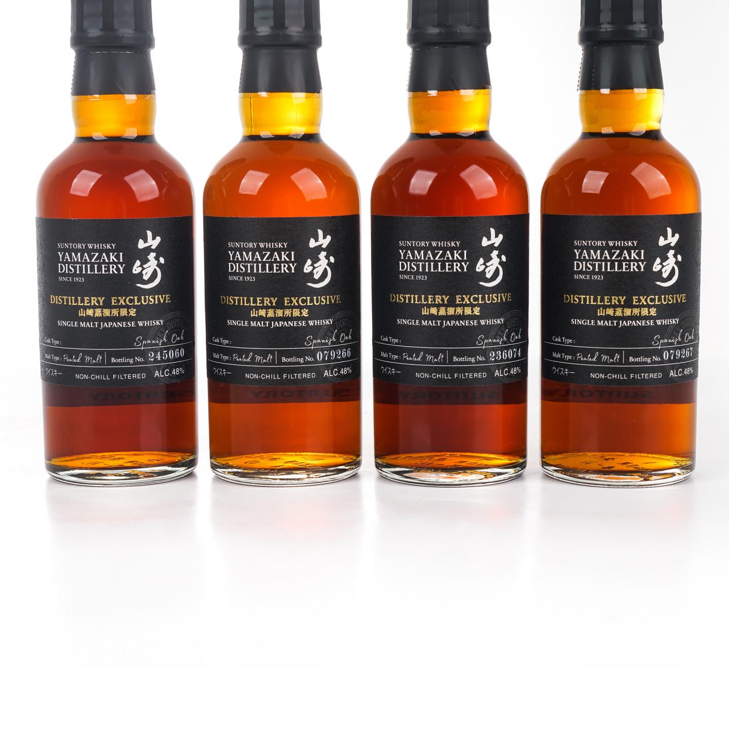 【中样】山崎蒸馏所限定 Peated Malt 4瓶组*180ml