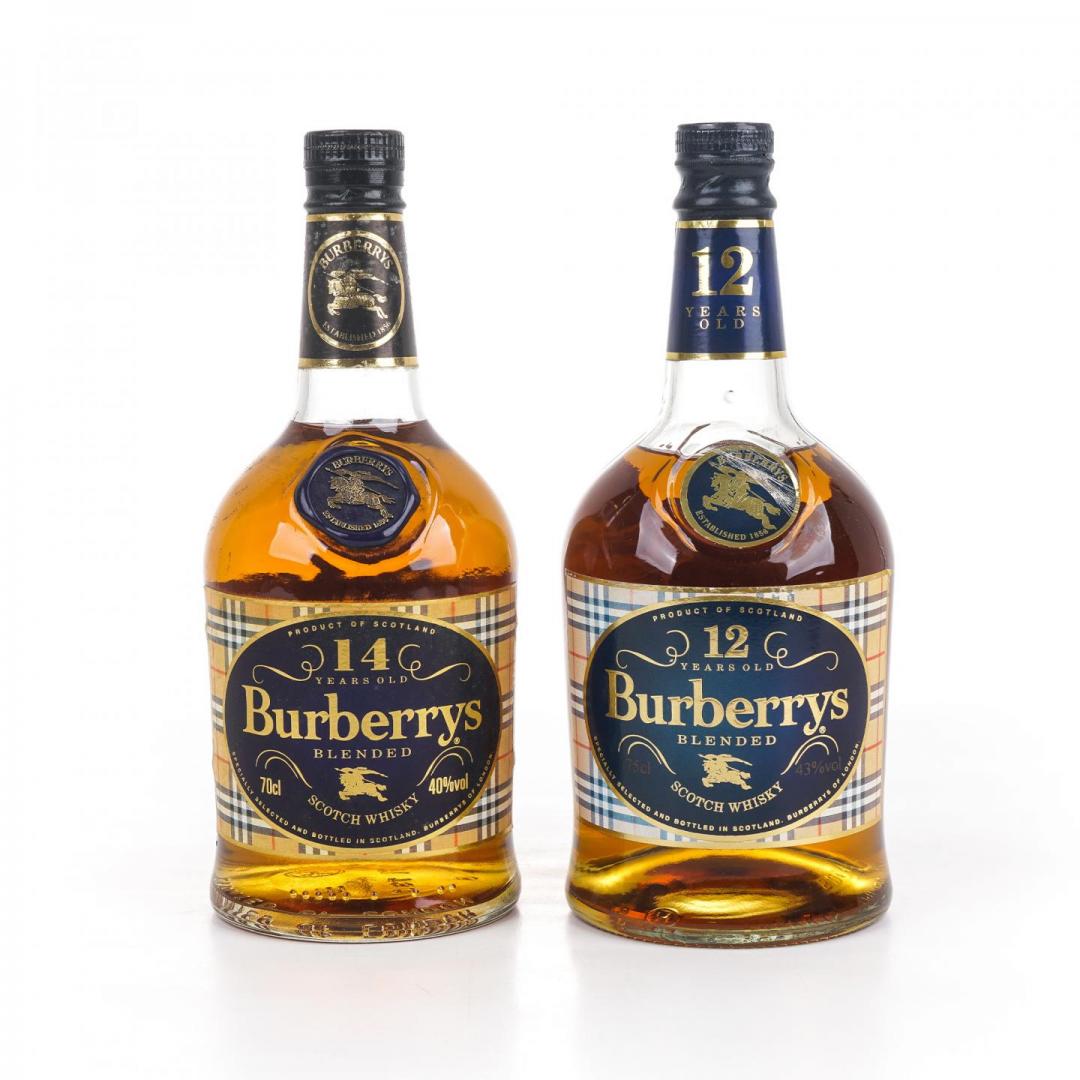 50%+麦卡伦原液】80年代Burberrys 12/14年雪莉桶威士忌43% 700/750ml_