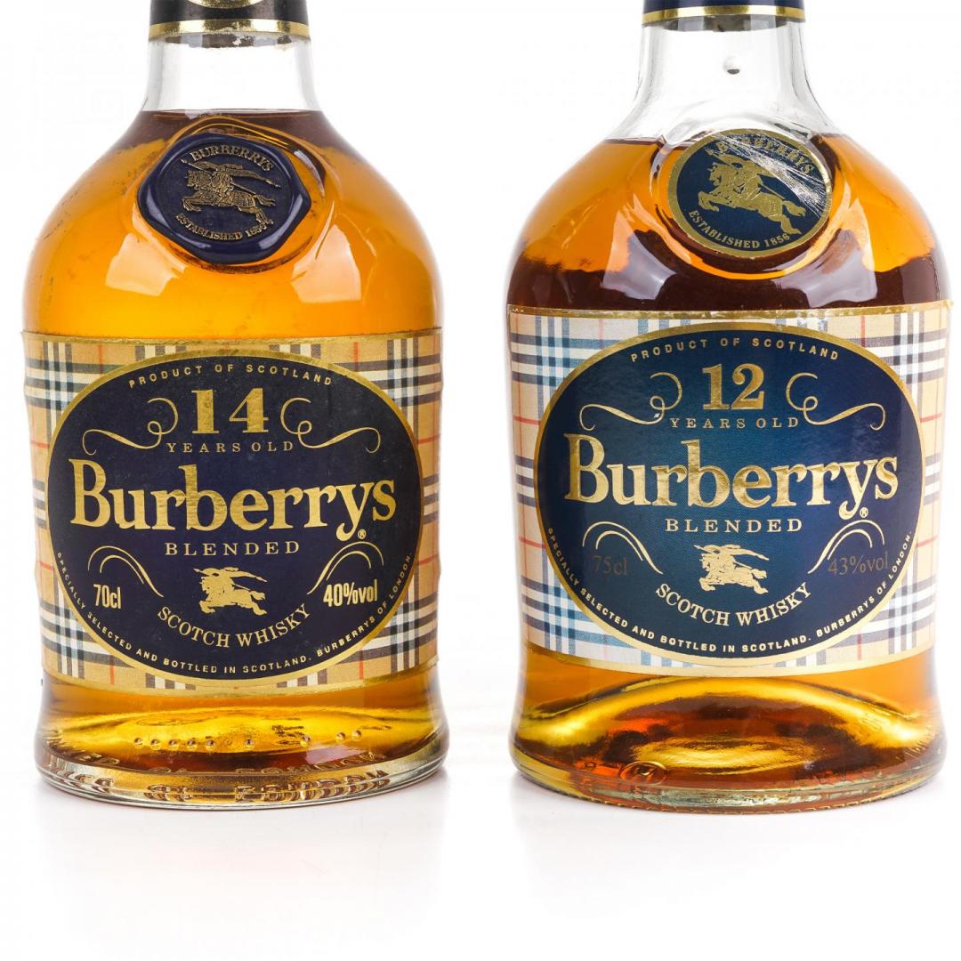 【50%+麦卡伦原液】80年代 Burberrys 12/14年雪莉桶威士忌 43% 700/750ml