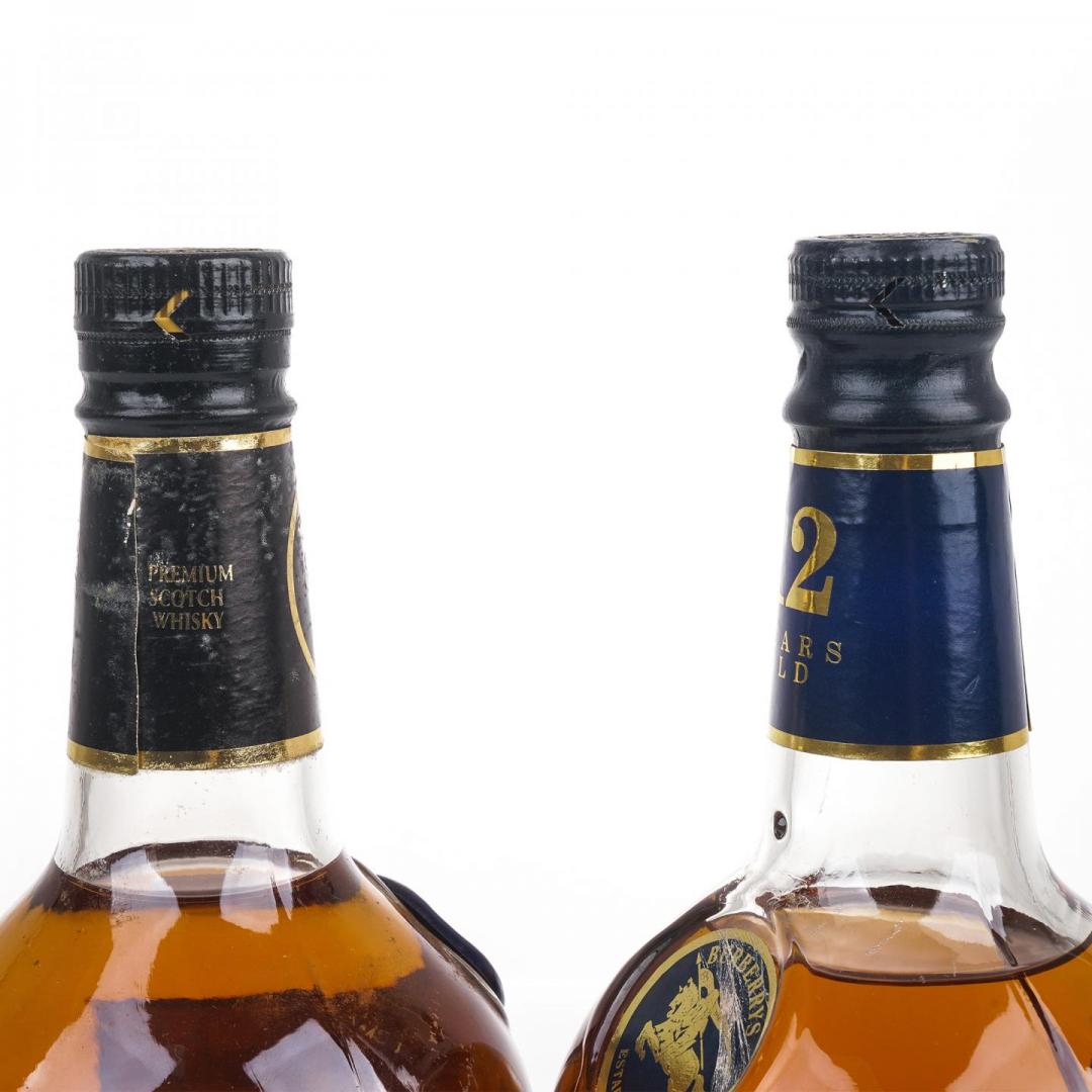 【50%+麦卡伦原液】80年代 Burberrys 12/14年雪莉桶威士忌 43% 700/750ml