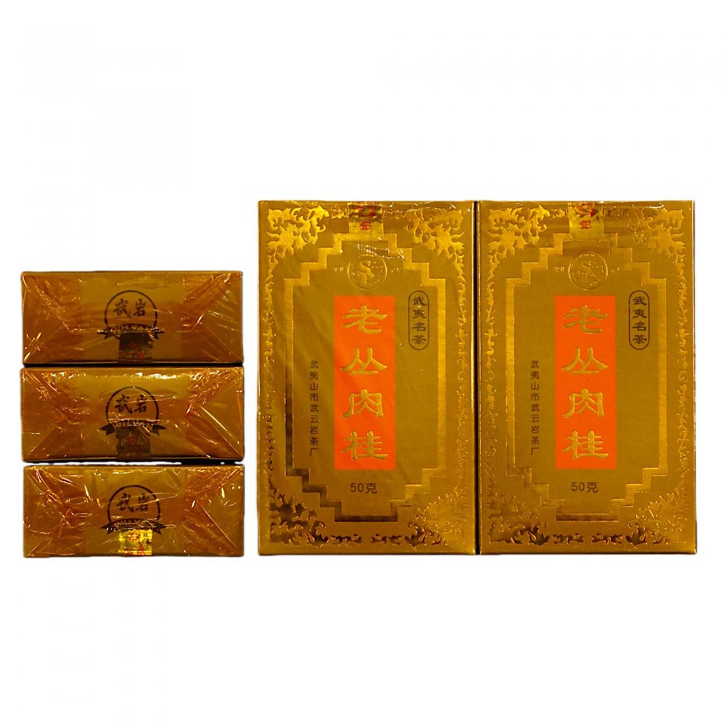 1999年 武夷山市武云岩茶厂 老丛肉桂 5盒组*50克 干仓
