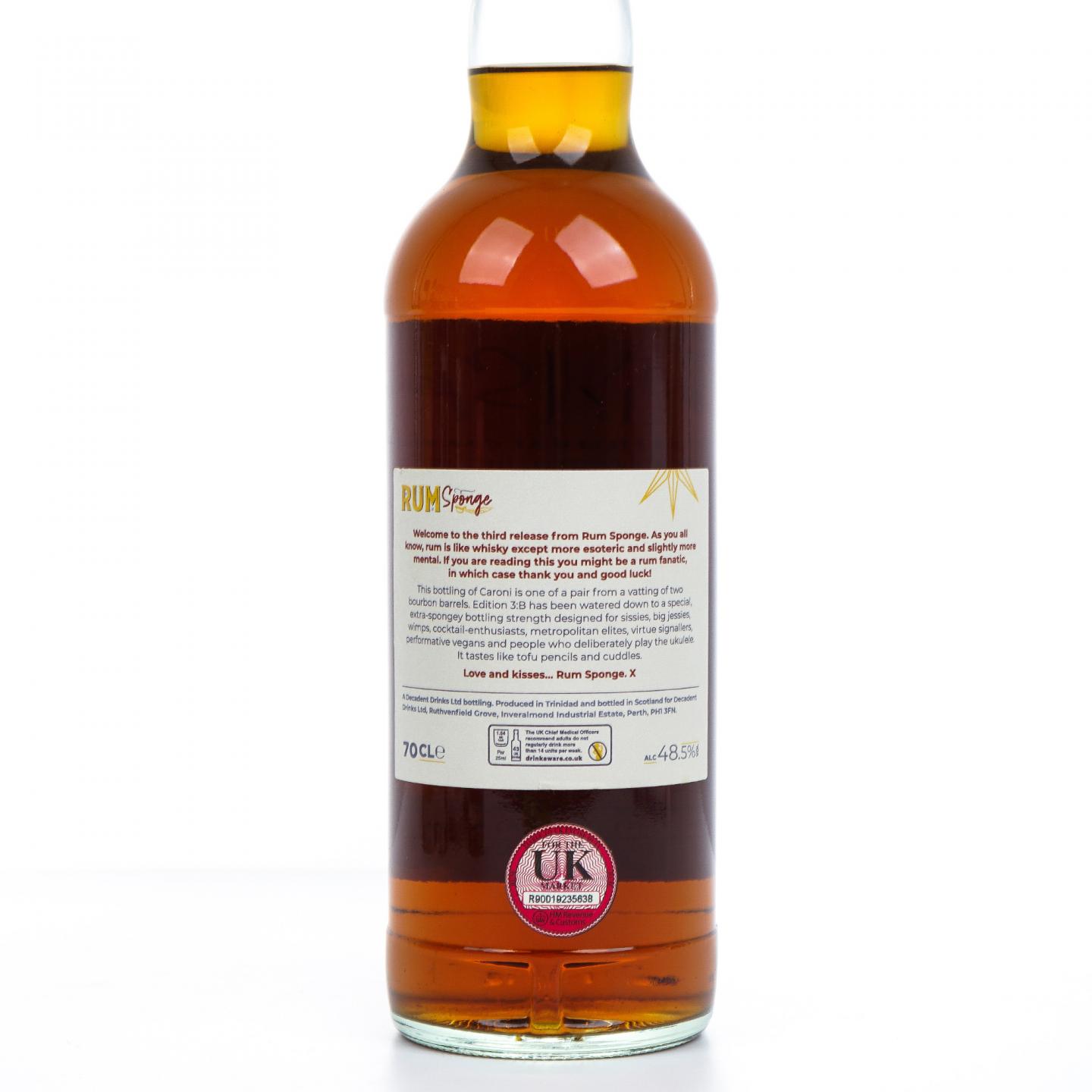 【朗姆】海绵№3:B Caroni 23年 1997-2021 48.5%
