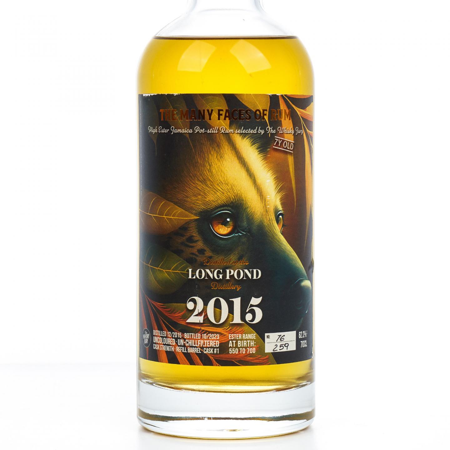 【朗姆】Long Pond 7年 2015-2023 TWJ 62.2%
