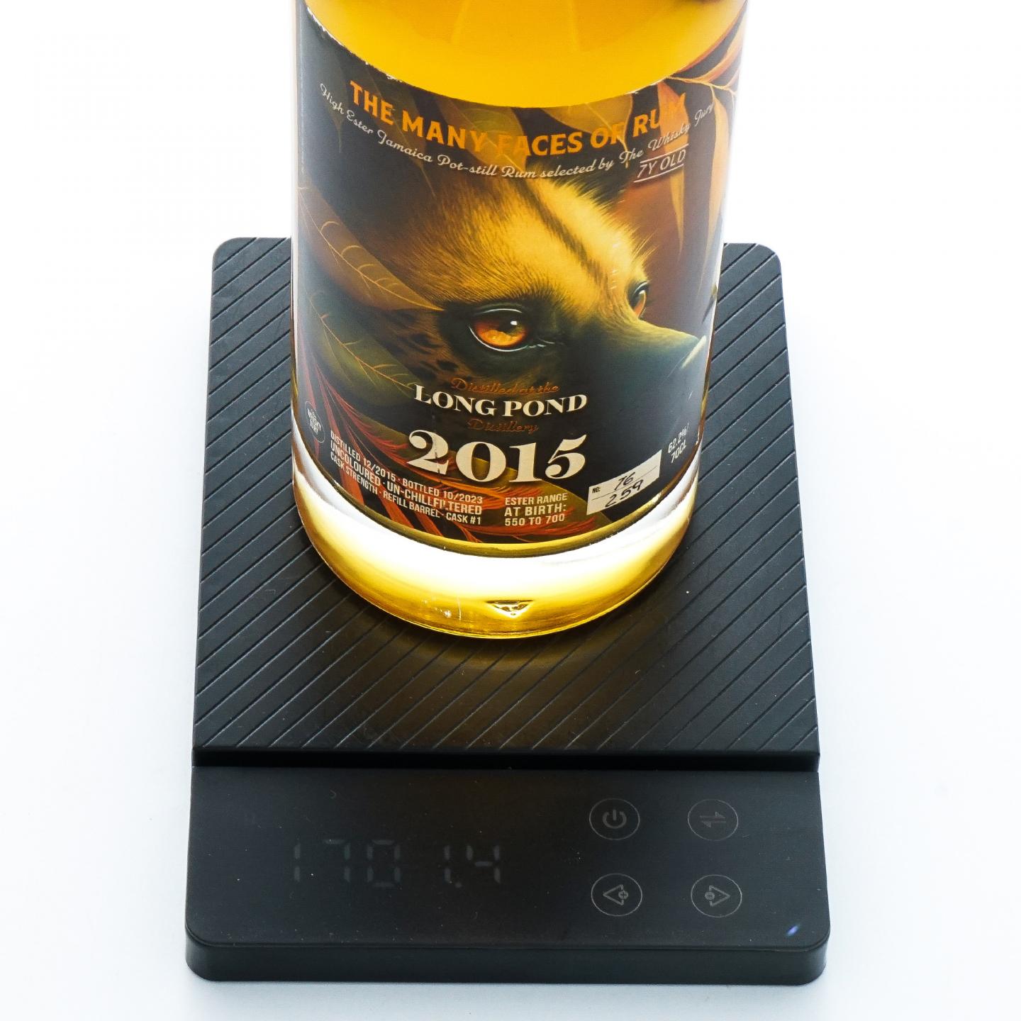 【朗姆】Long Pond 7年 2015-2023 TWJ 62.2%