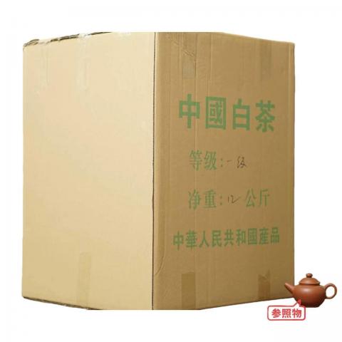 2000年 出口北美白茶 一级寿眉一箱 约24斤 干仓