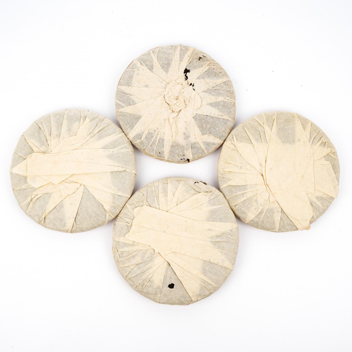 2005年 云南七子饼茶 中茶黄印熟饼 7饼*约357g 干仓