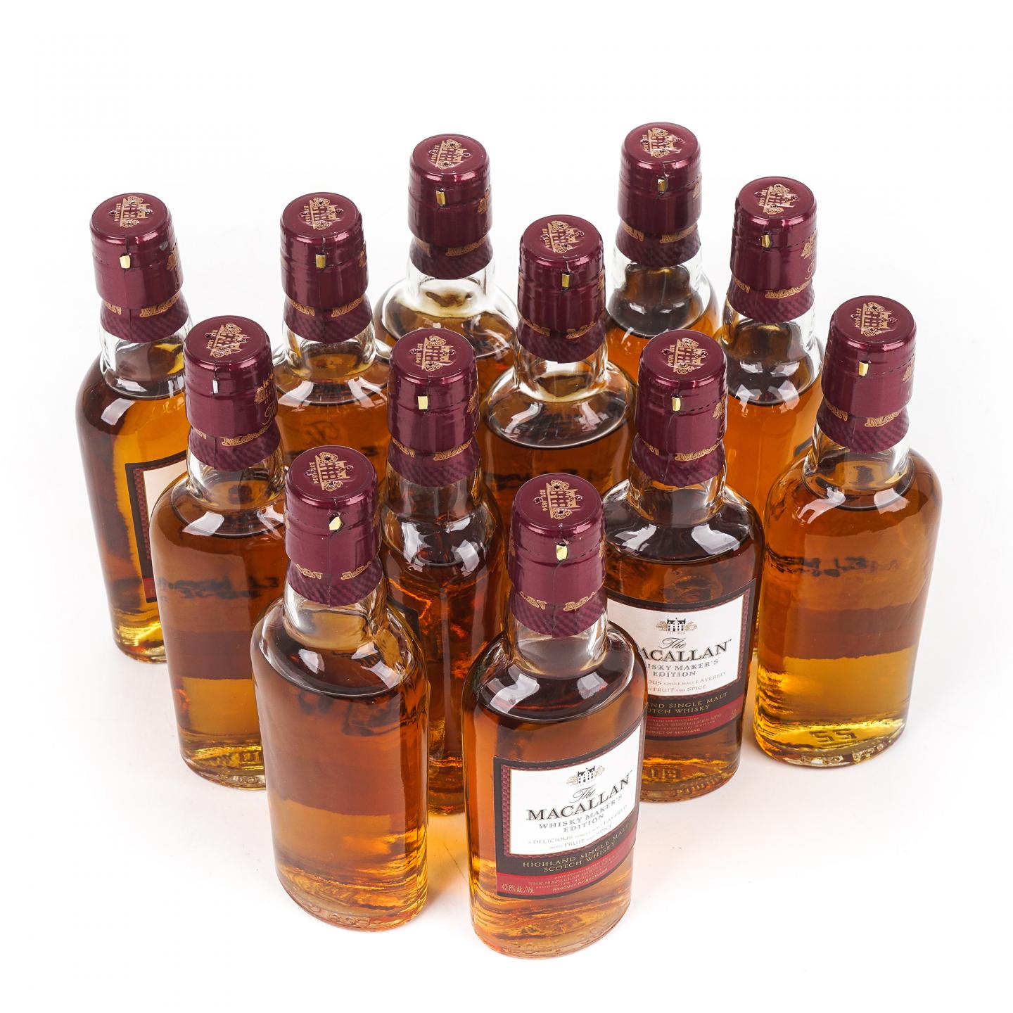【酒版】麦卡伦 1824系列 Whisky Maker's Edition 12瓶组*50ML
