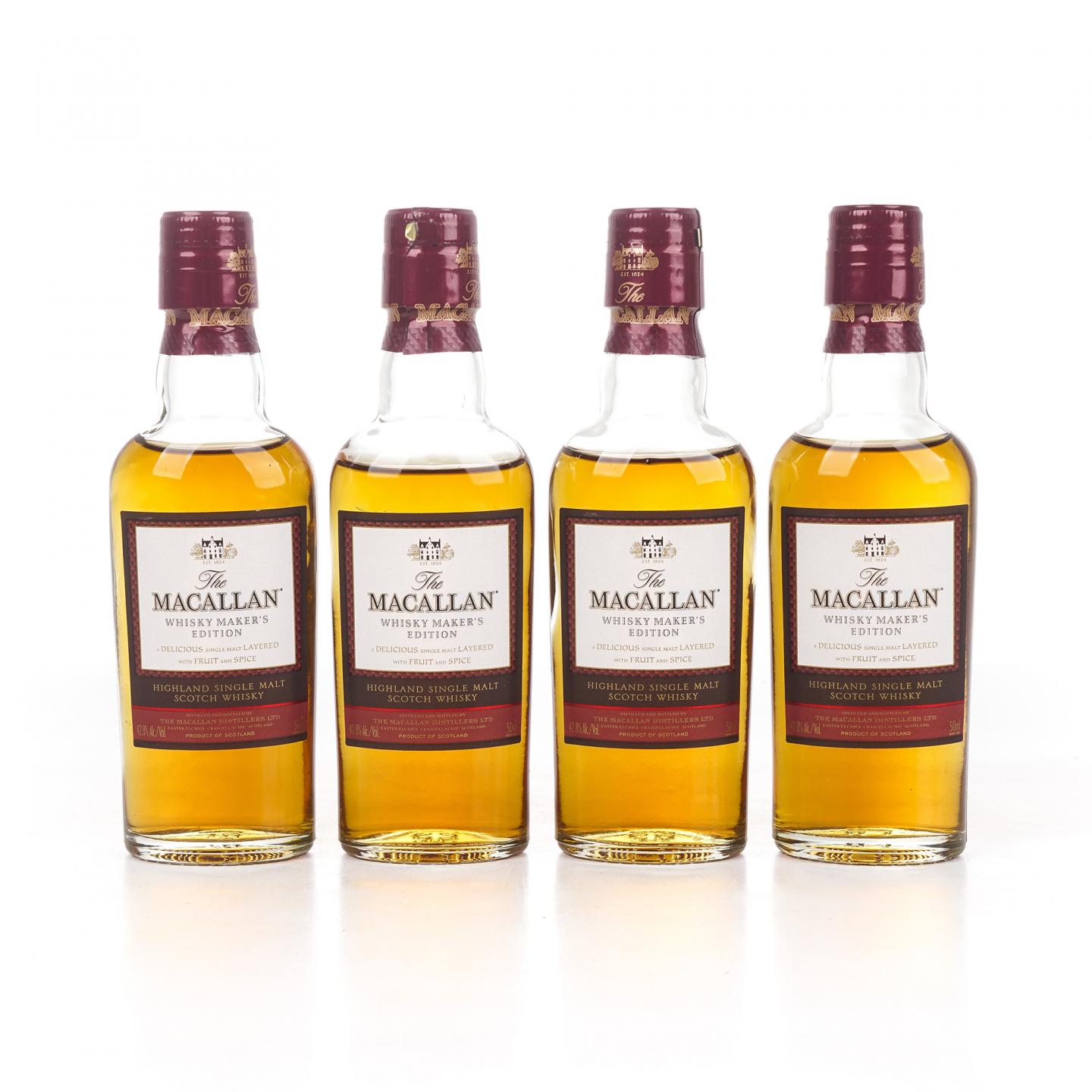 【酒版】麦卡伦 1824系列 Whisky Maker's Edition 12瓶组*50ML