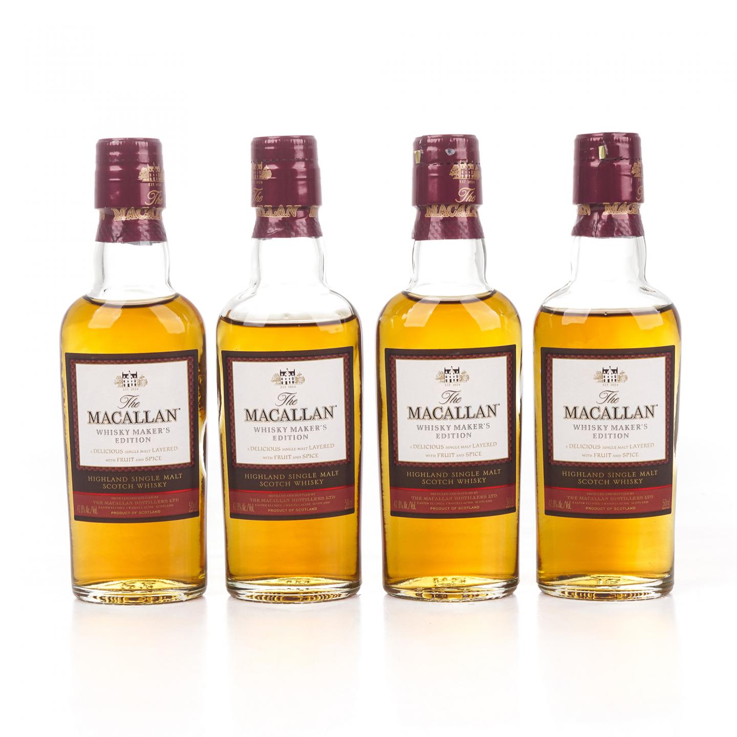 【酒版】麦卡伦 1824系列 Whisky Maker's Edition 12瓶组*50ML