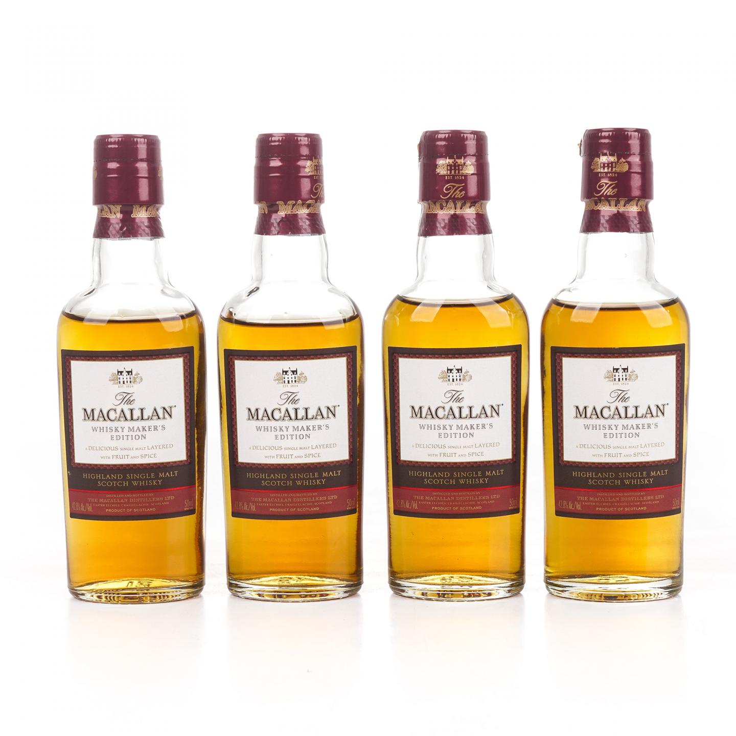 【酒版】麦卡伦 1824系列 Whisky Maker's Edition 12瓶组*50ML
