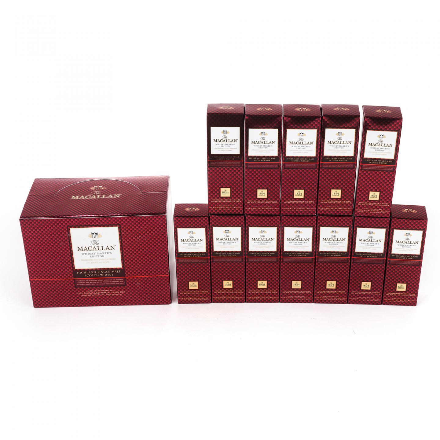 【酒版】麦卡伦 1824系列 Whisky Maker's Edition 12瓶组*50ML