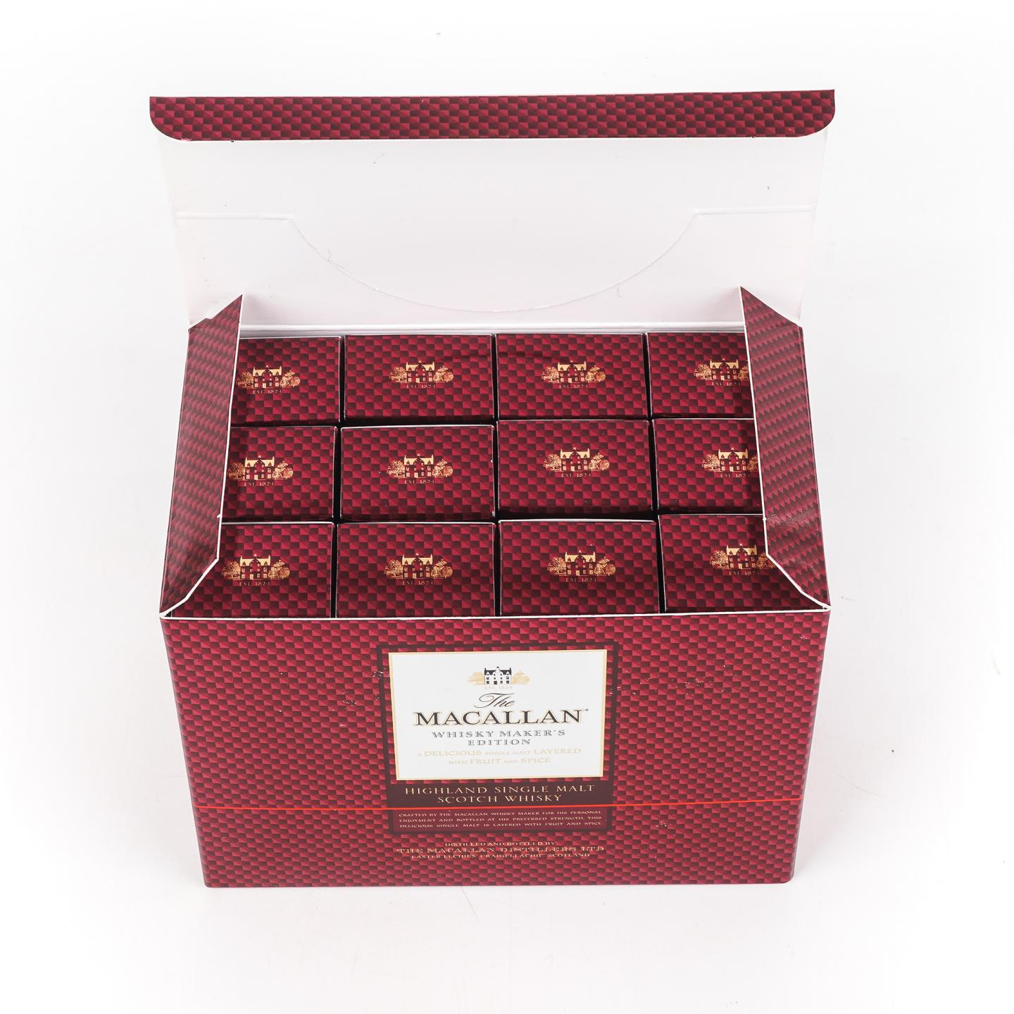 【酒版】麦卡伦 1824系列 Whisky Maker's Edition 12瓶组*50ML
