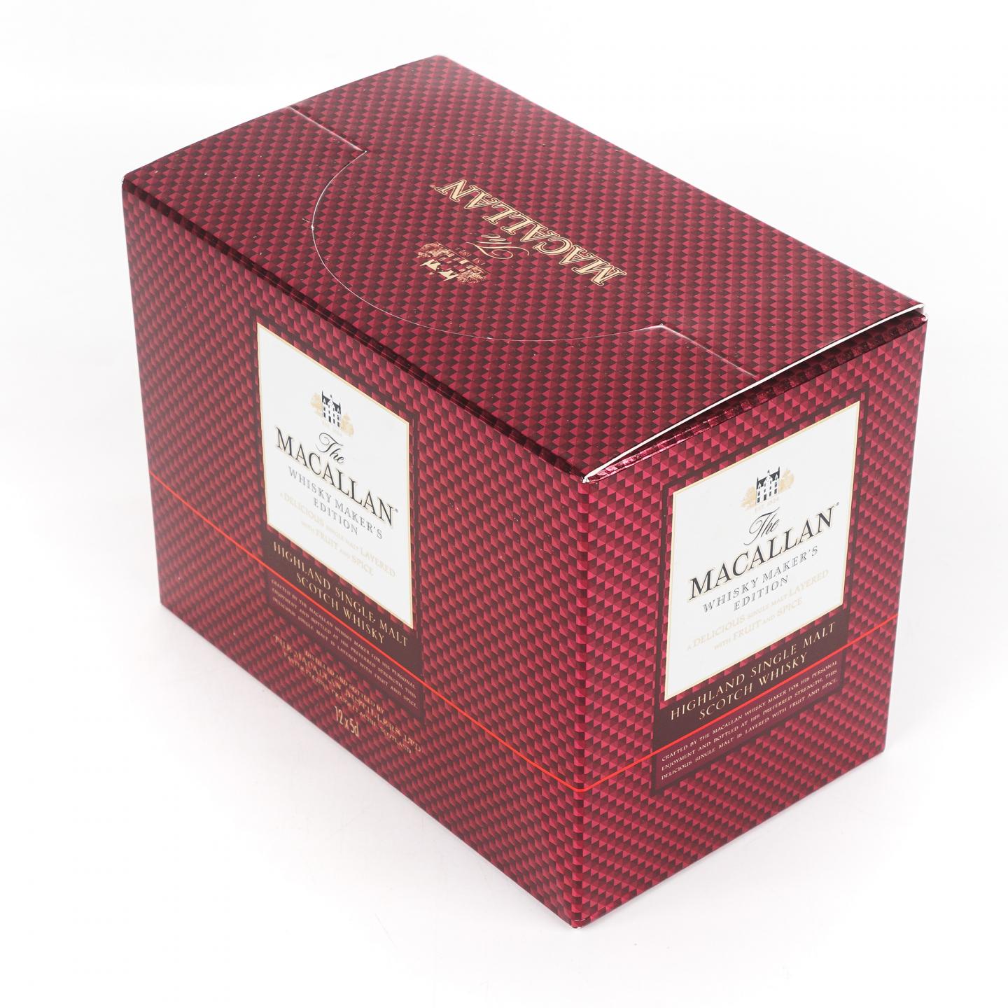 【酒版】麦卡伦 1824系列 Whisky Maker's Edition 12瓶组*50ML