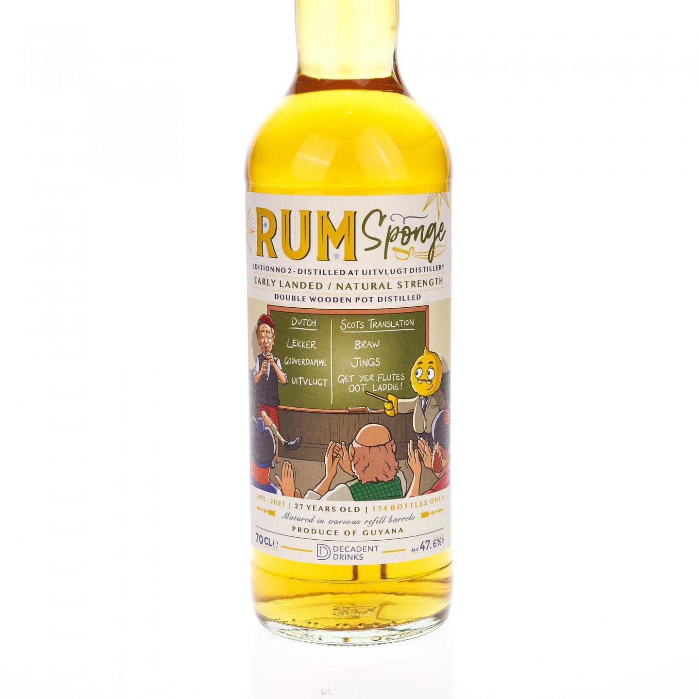 【朗姆酒】圭亚那 Uitvlugt 27年 1993 Rum Sponge