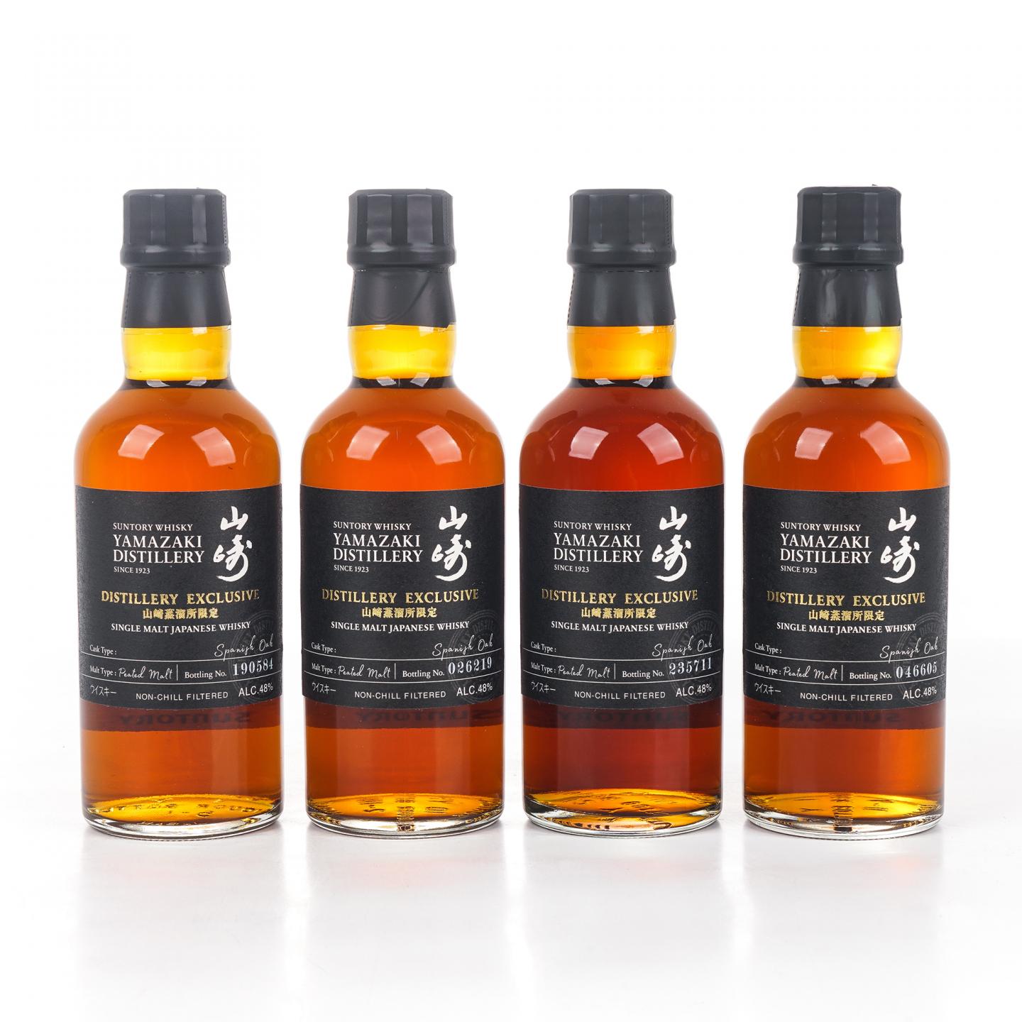【中样】山崎蒸馏所限定 Peated Malt 4瓶组*180ml