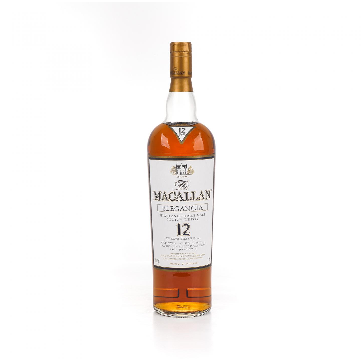 麦卡伦 12年 Elegancia 1升装