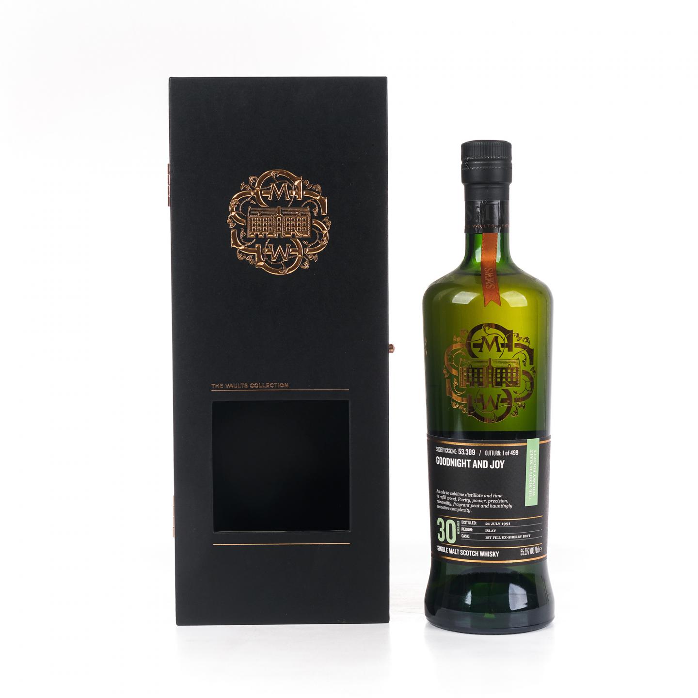 SMWS 53.389 卡尔里拉 30年 1991 初填雪莉桶