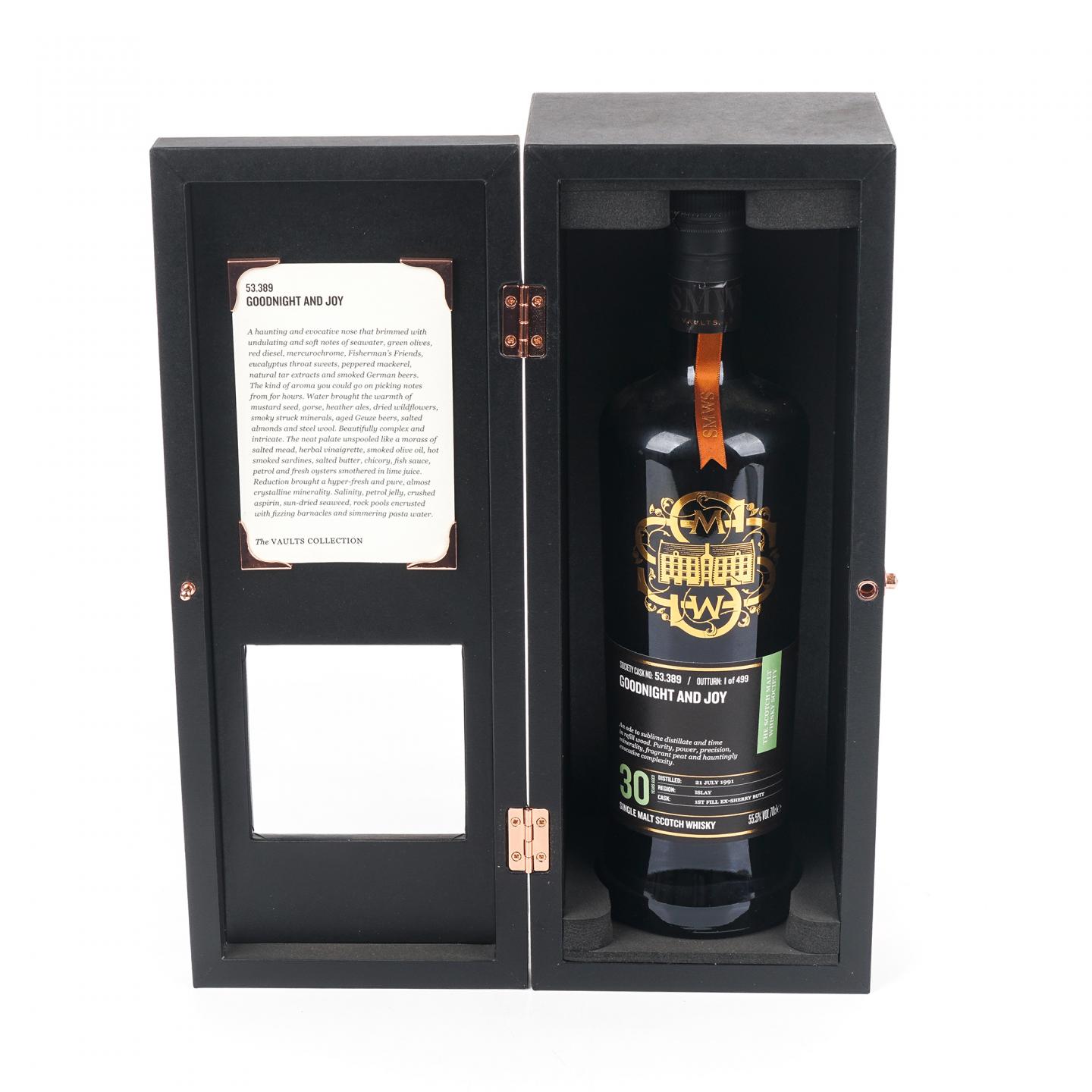 SMWS 53.389 卡尔里拉 30年 1991 初填雪莉桶