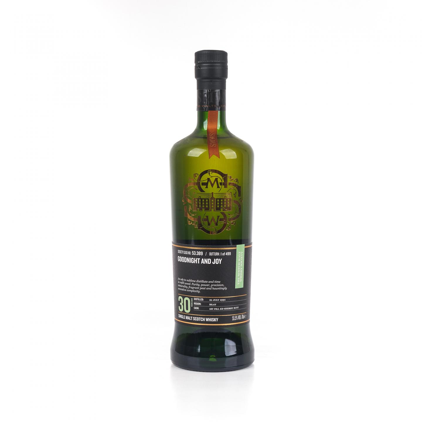 SMWS 53.389 卡尔里拉 30年 1991 初填雪莉桶