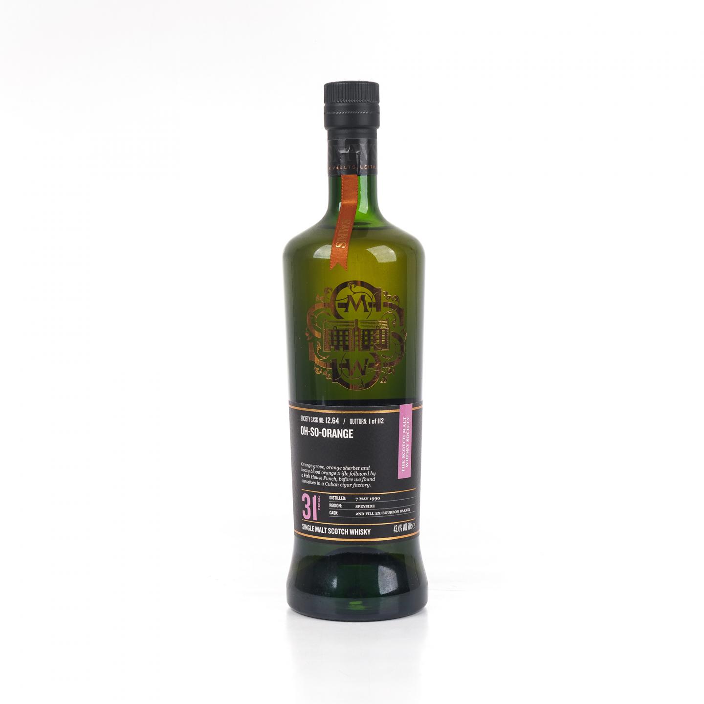 SMWS 12.64 本利亚克 31年 1990 单桶