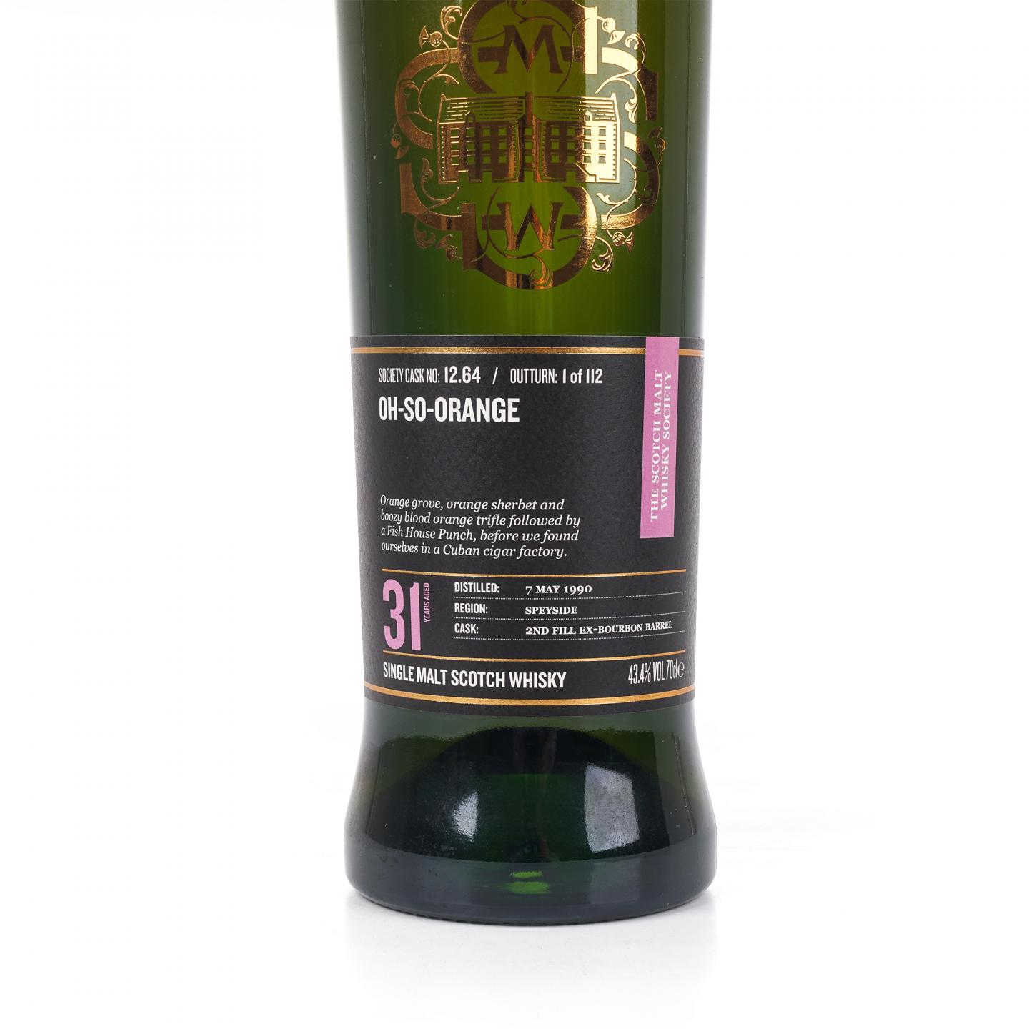 SMWS 12.64 本利亚克 31年 1990 单桶