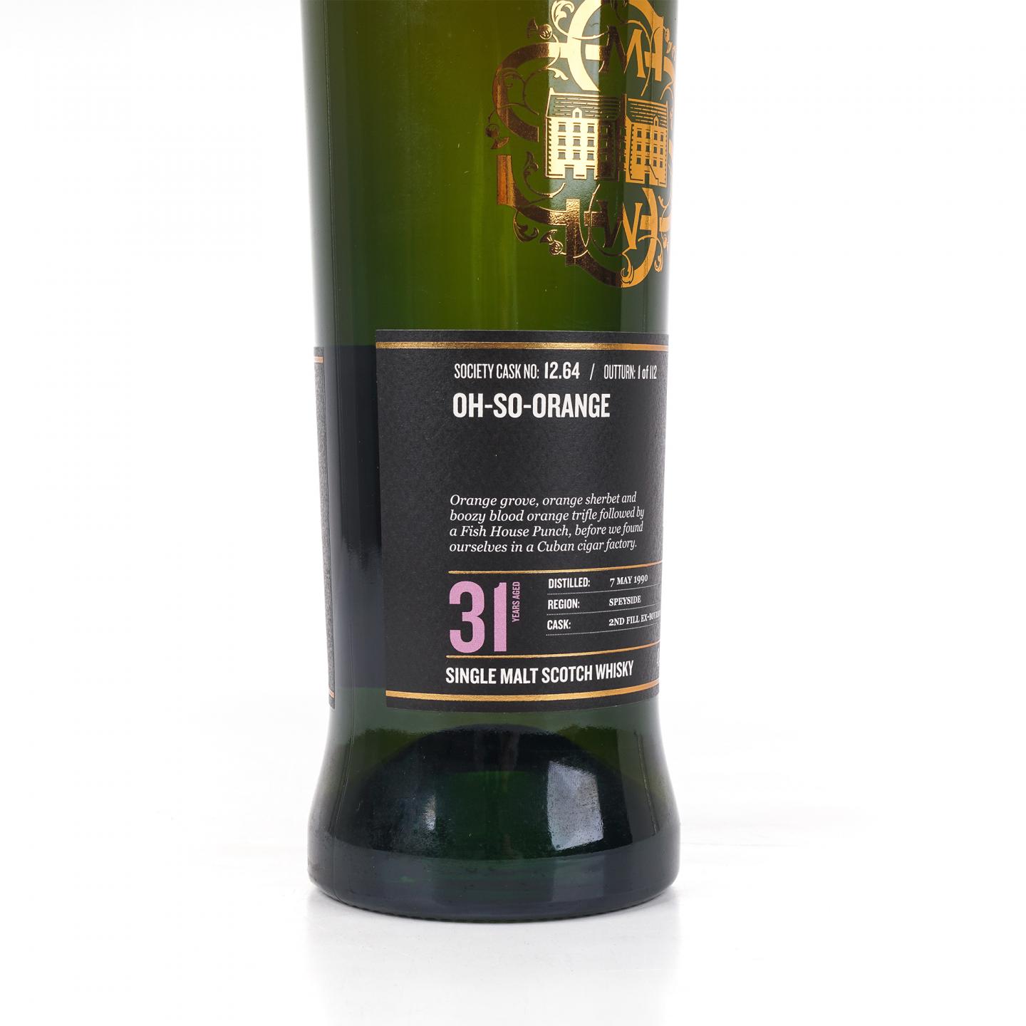SMWS 12.64 本利亚克 31年 1990 单桶