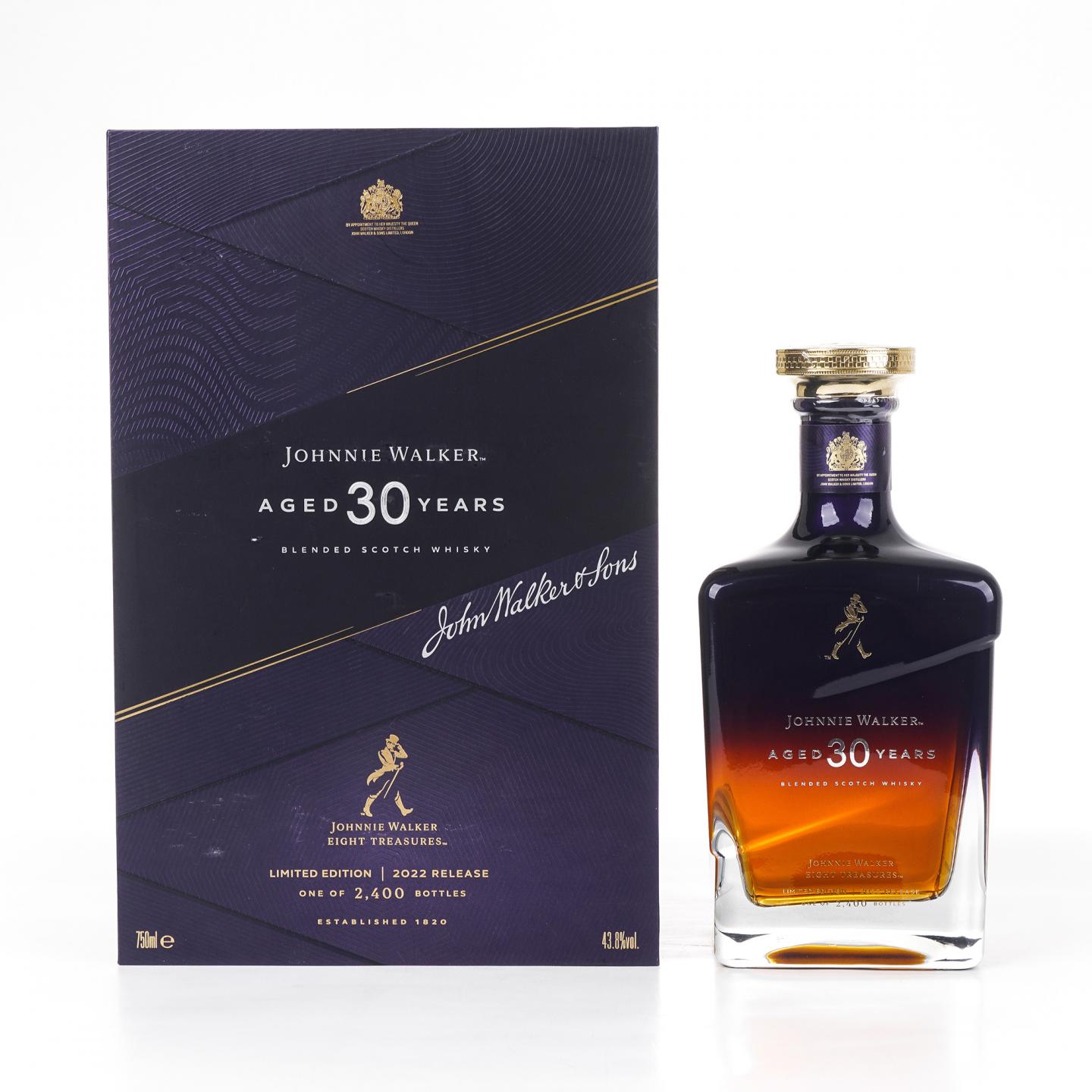 尊尼获加 30年 2022 紫金臻选系列 调和 750ML 行货