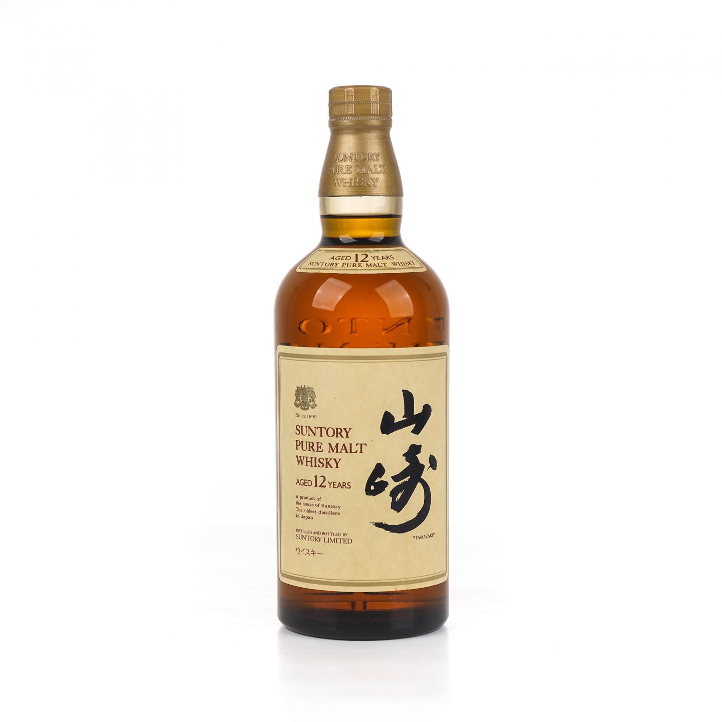 山崎 12年 金狮标 750ml 非原盒