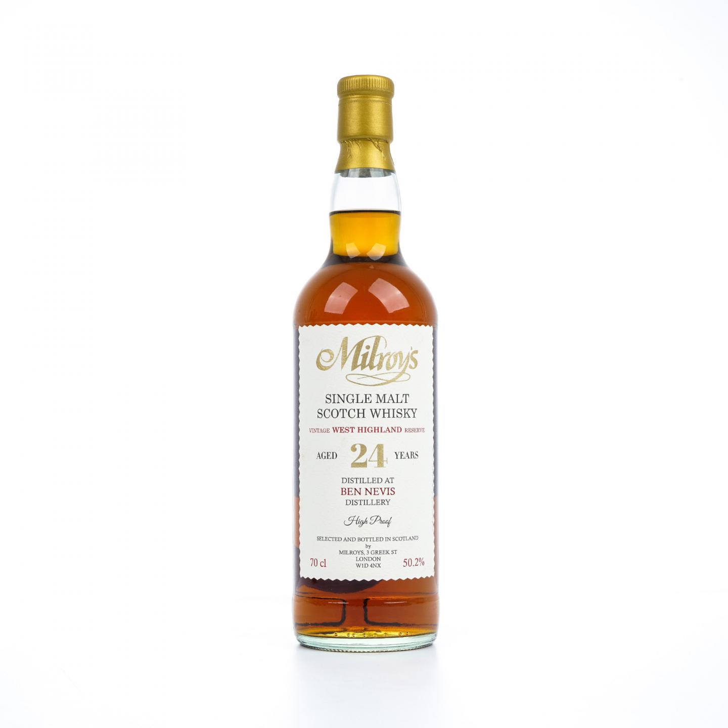 本尼维斯 24年 1996-2021 雪莉桶#1485 Milroy's