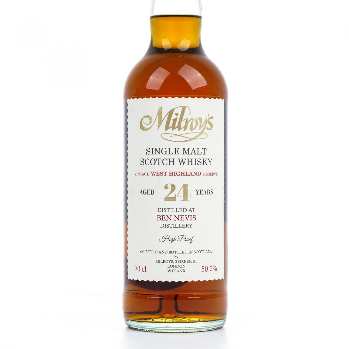 本尼维斯 24年 1996-2021 雪莉桶#1485 Milroy's