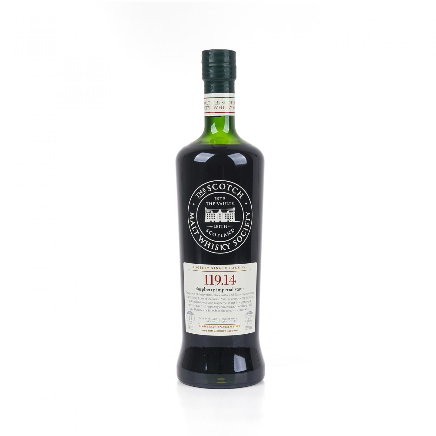 SMWS 119.14 山崎 11年 2003