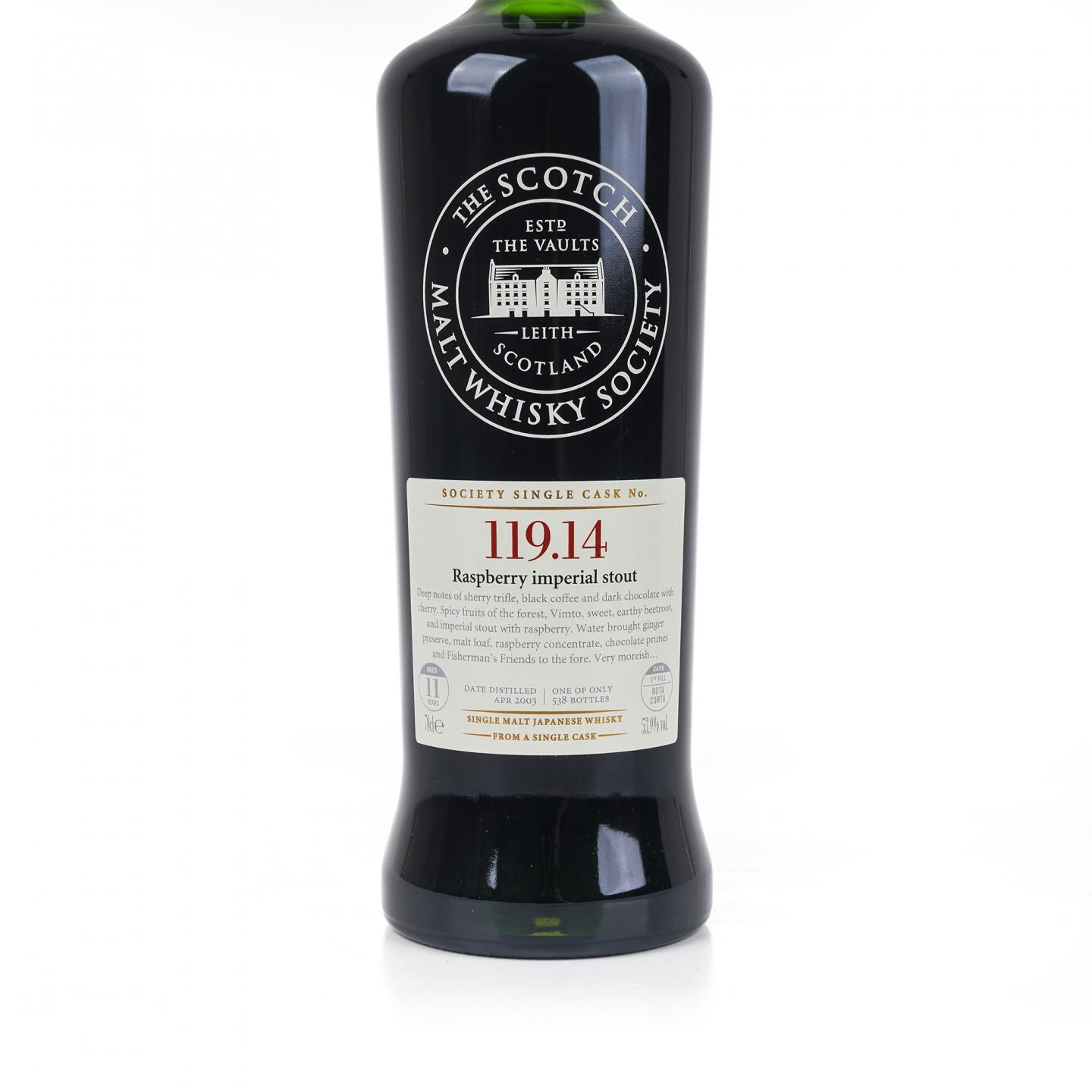 SMWS 119.14 山崎 11年 2003