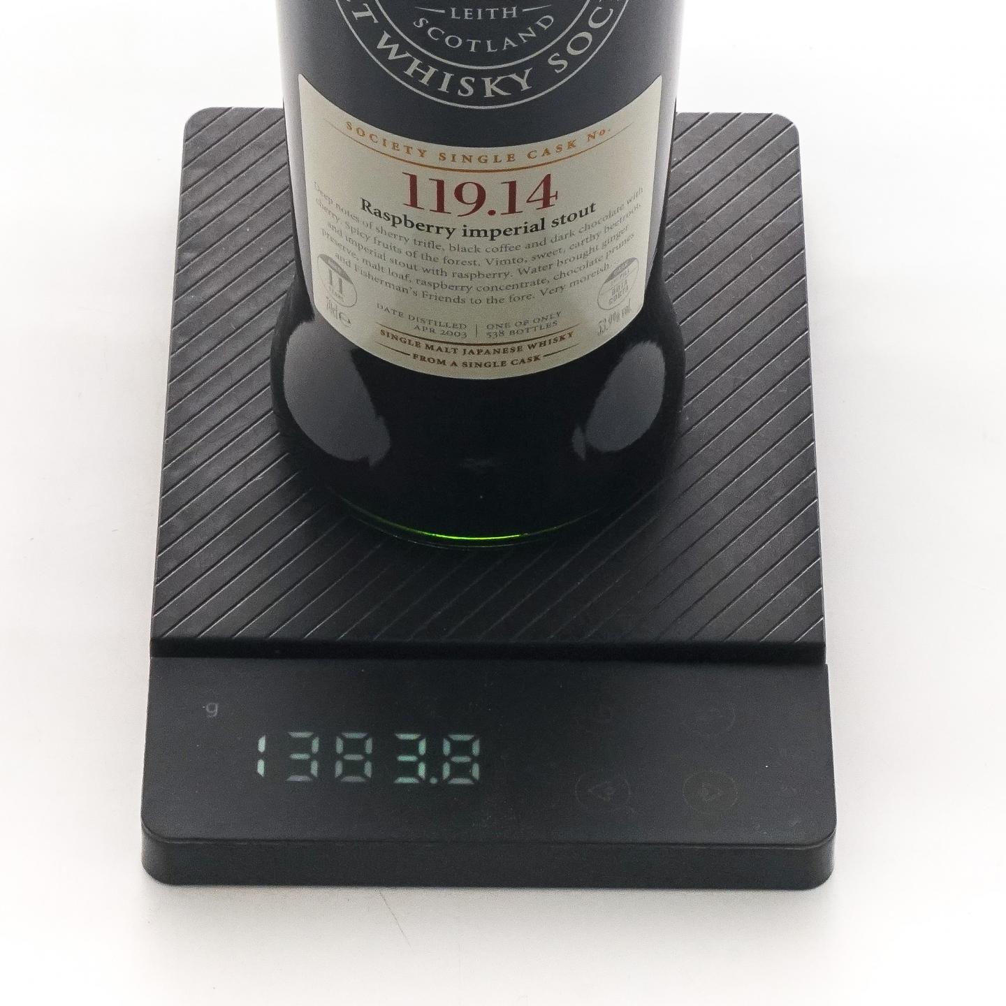 SMWS 119.14 山崎 11年 2003