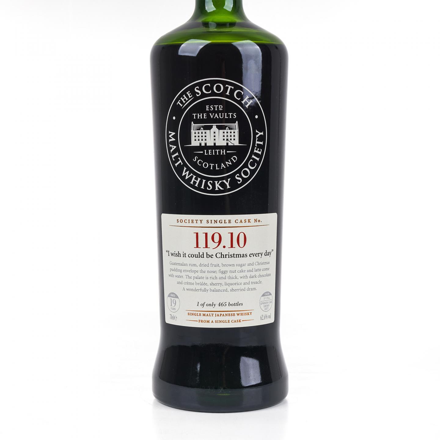 SMWS 119.10 山崎 19年 雪莉桶