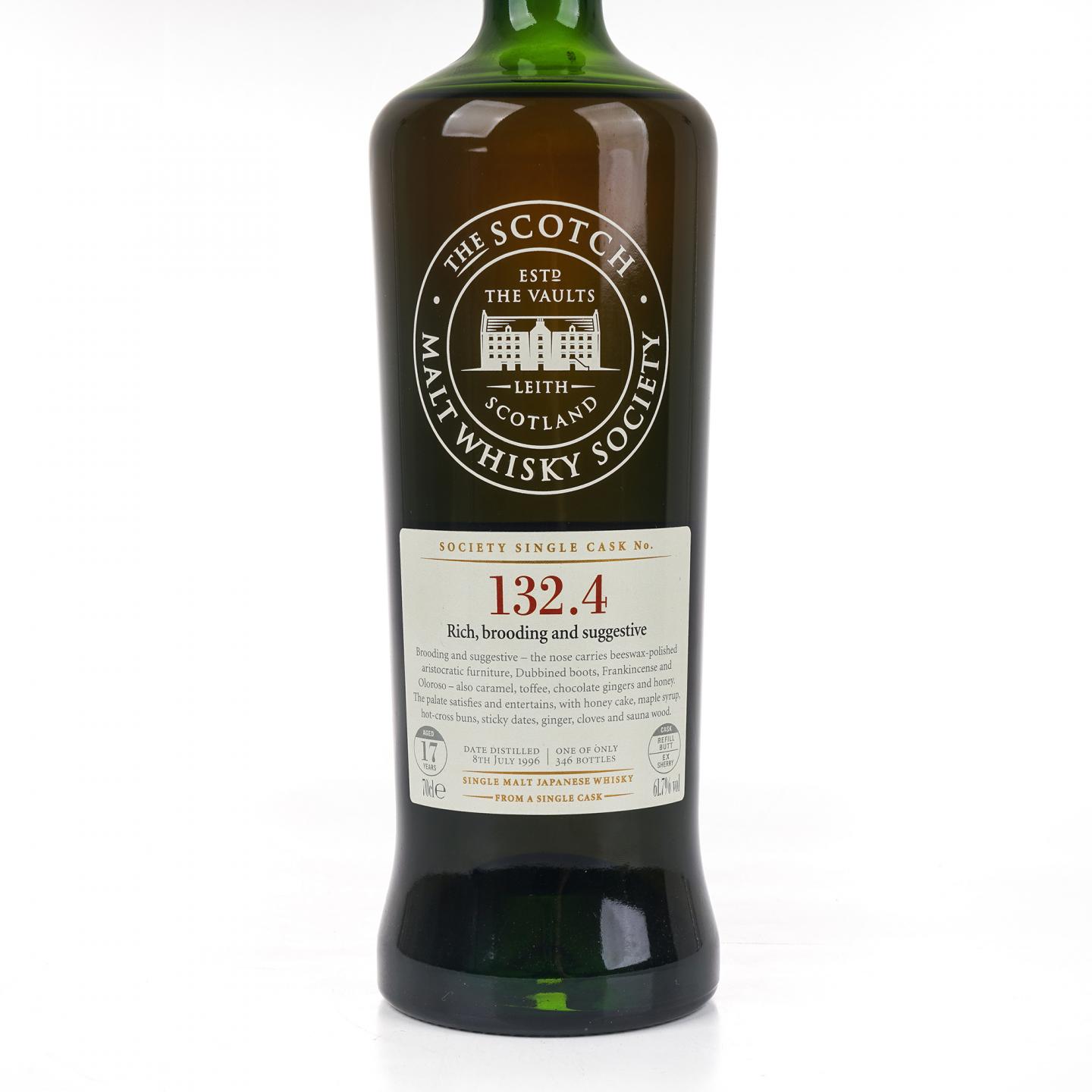 SMWS 132.4 轻井泽 17年 1996 雪莉桶