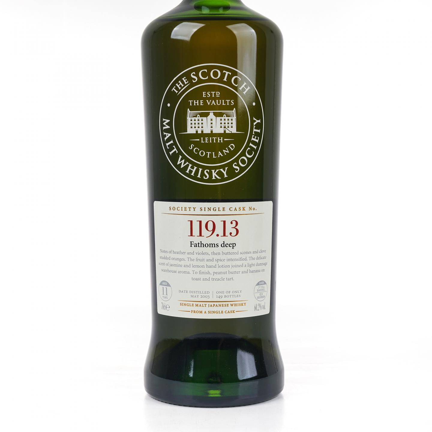 SMWS 119.13 山崎 11年 2003