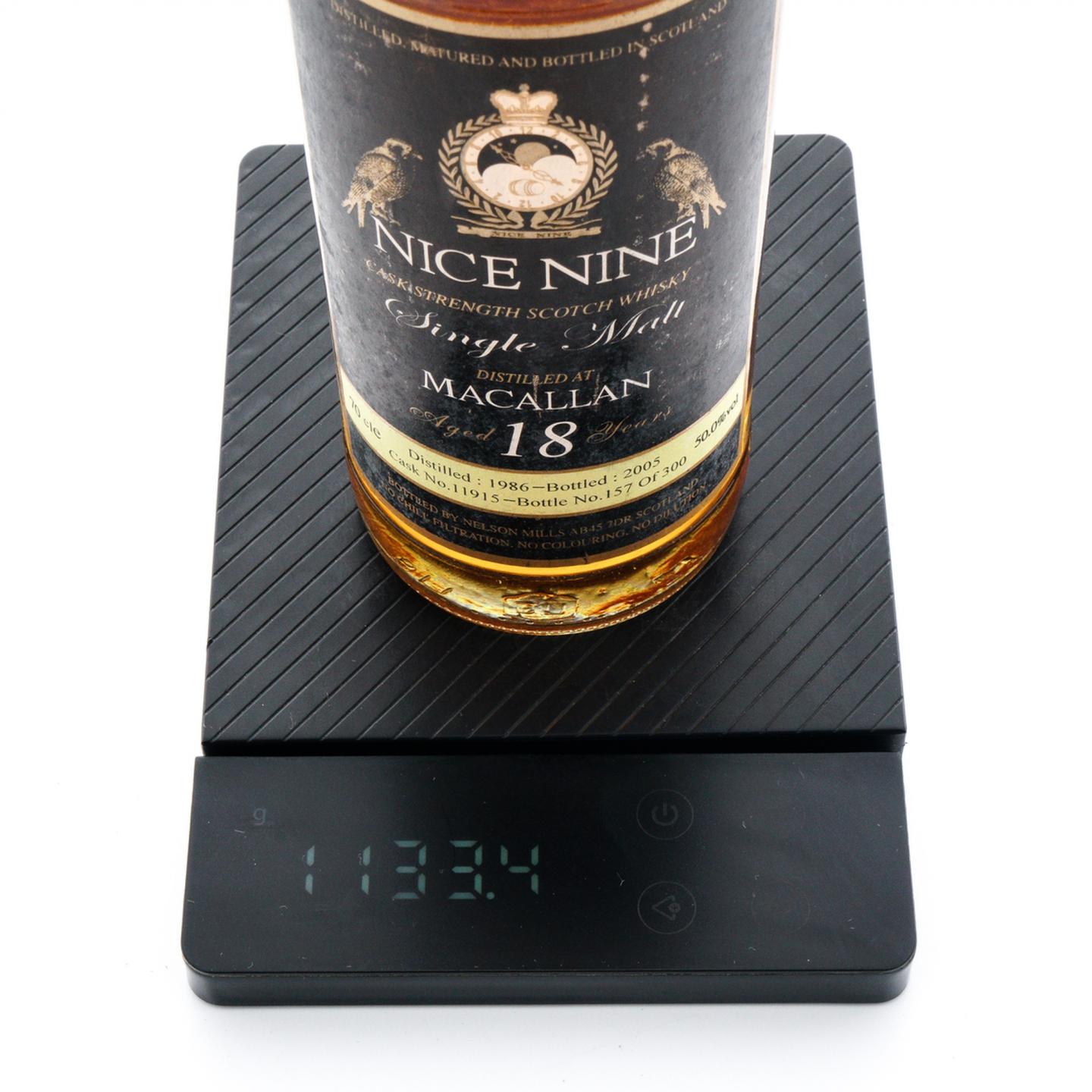 麦卡伦 18年 1986-2005 单桶#11915 Nelson Mills