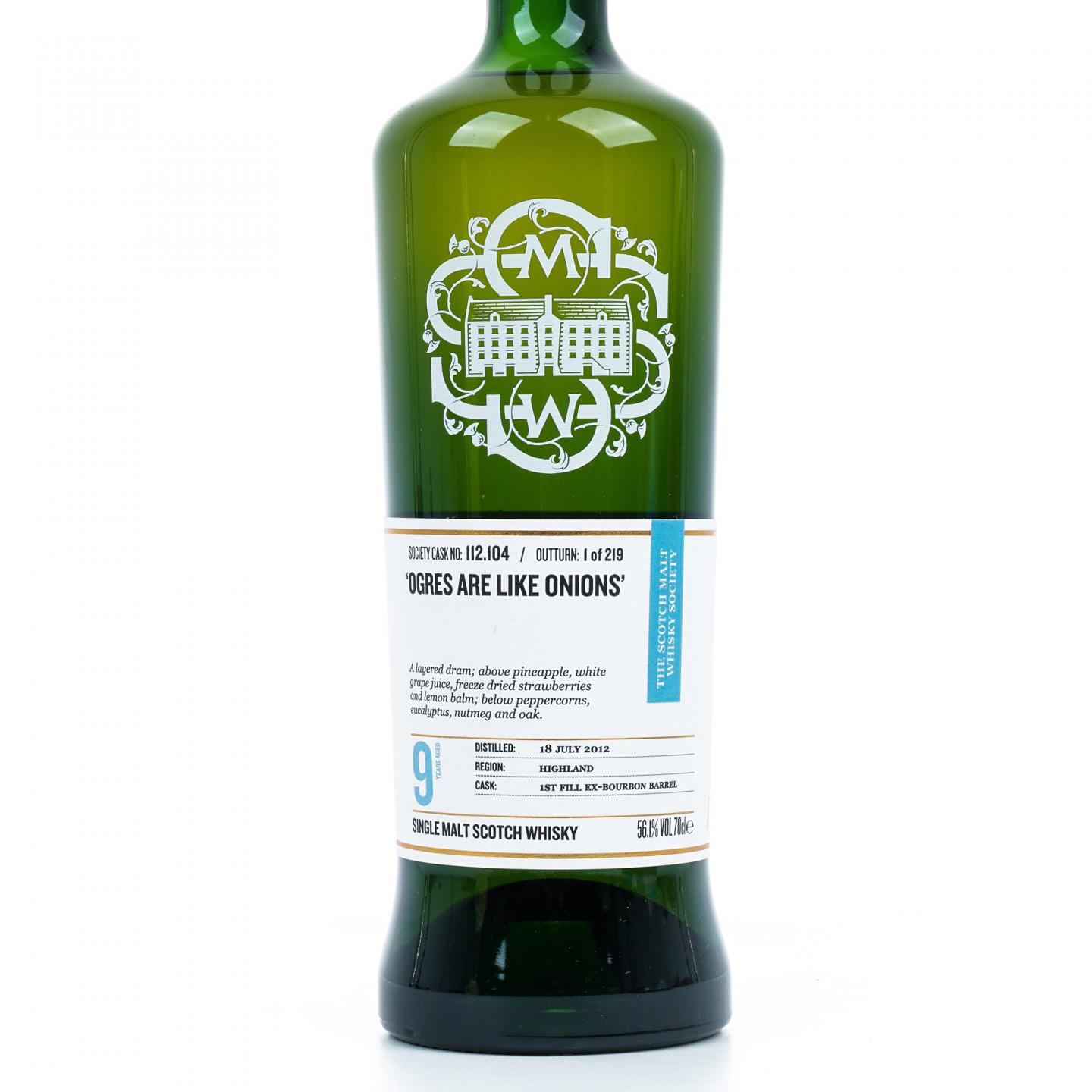 SMWS 112.104 罗曼湖 9年 2012