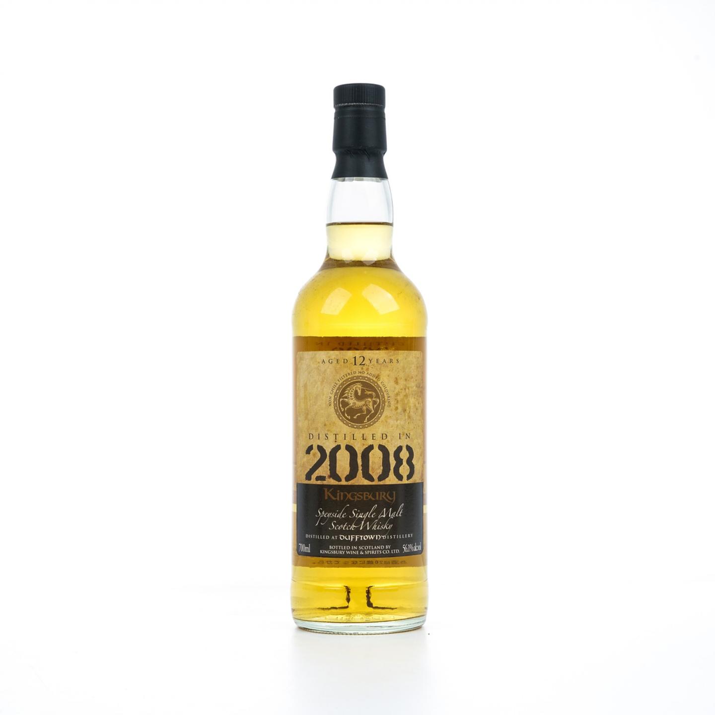 达夫镇 12年 2008 单桶#700208 Kingsbury
