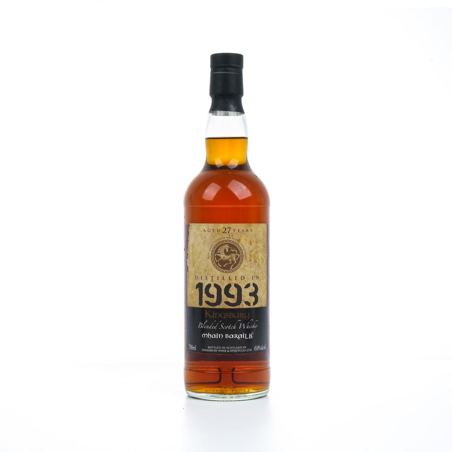 Mhain Baraille 27年 1993 苏威调和 Kingsbury