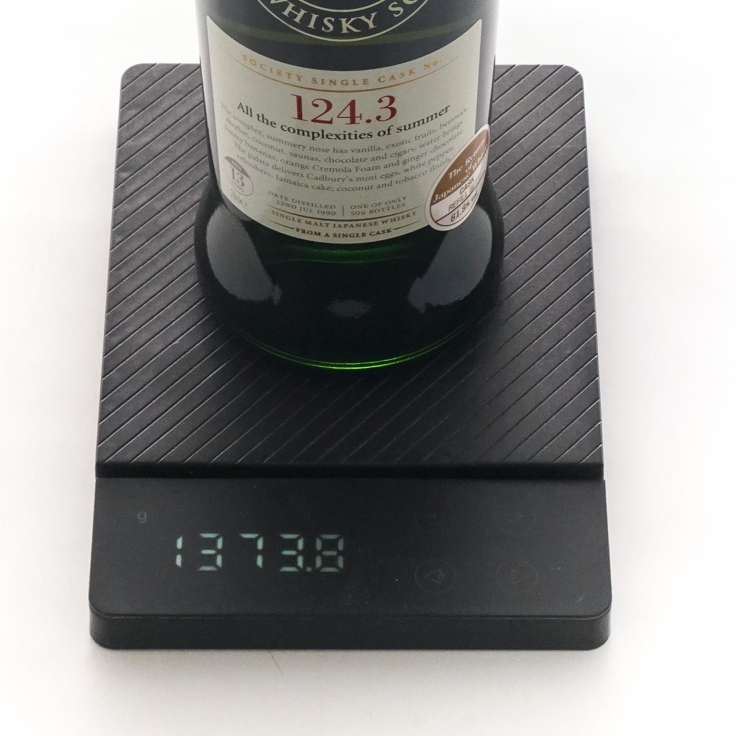 SMWS 124.3 宫城峡 13年 1999 单桶