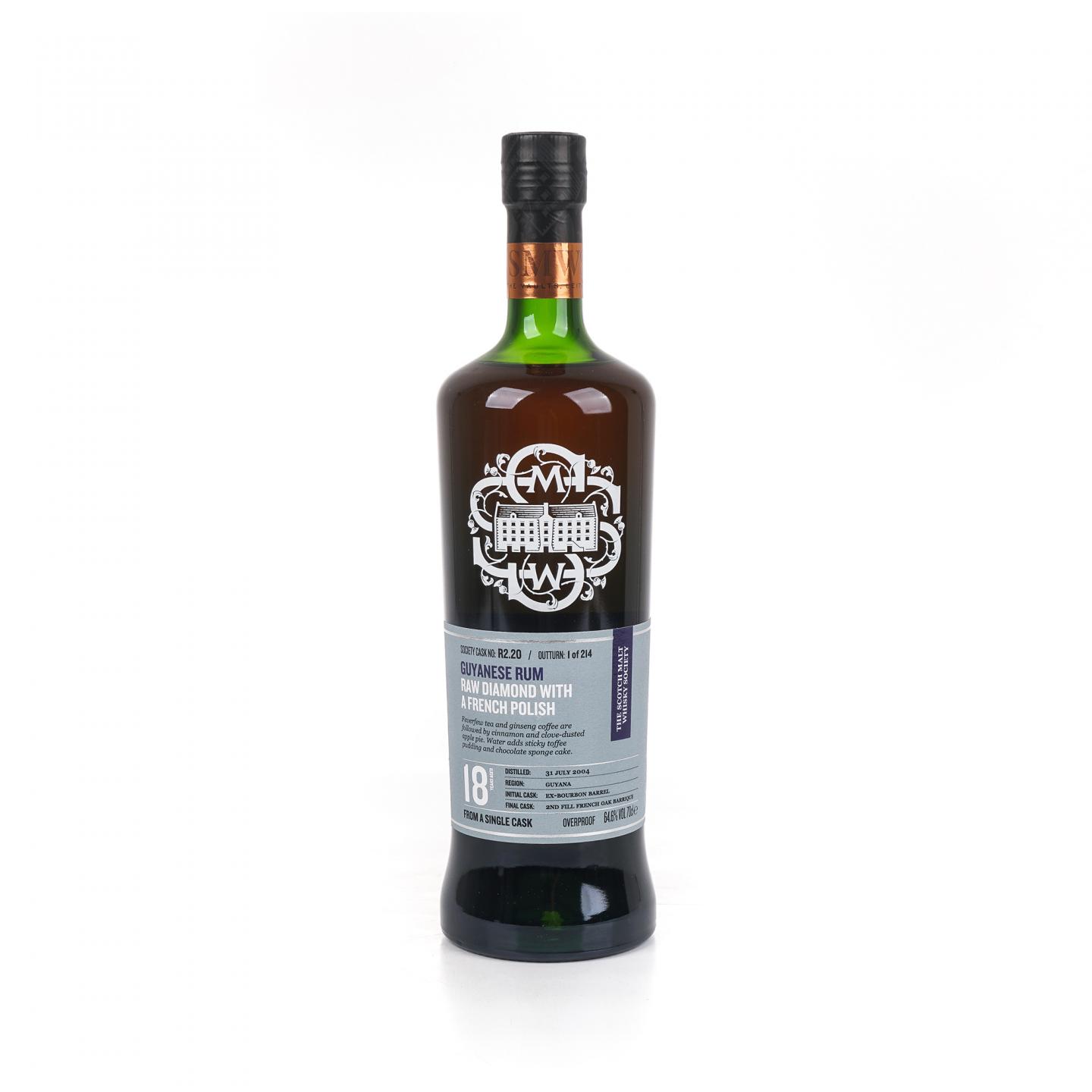 SMWS R2.20 圭亚那 18年 2004 单桶 朗姆酒 行货